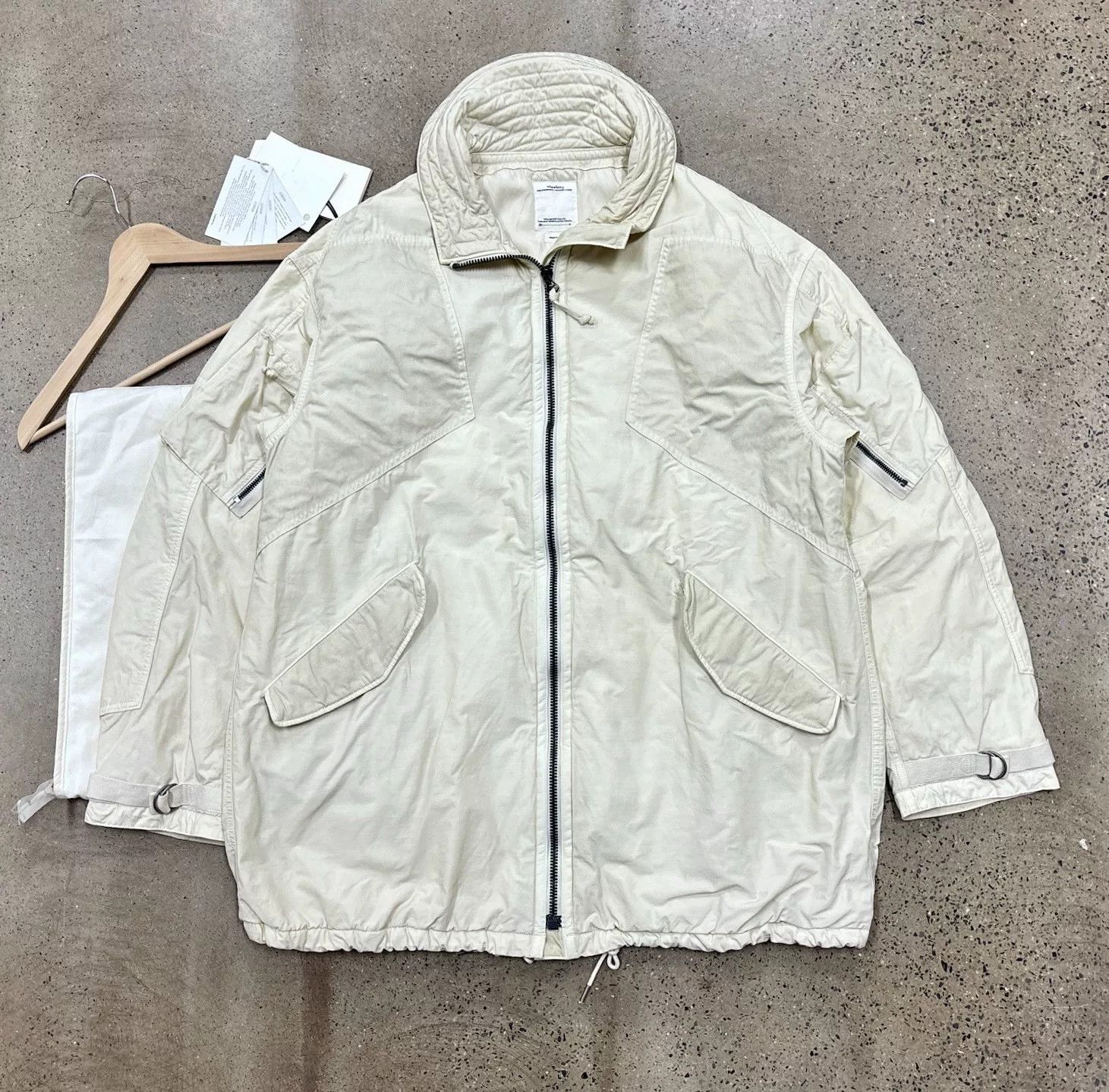 Visvim visvim mud dye jacket in ivory color Size US L / EU 52-54 / 3 - 1 Thumbnail