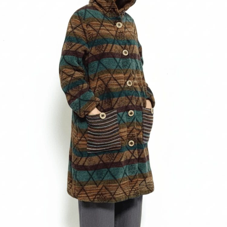 Japanese Brand ⚡ Final Drop! Malaika Coat Native Navajo Tribe Jackets Size M / US 6-8 / IT 42-44 - 1 Thumbnail