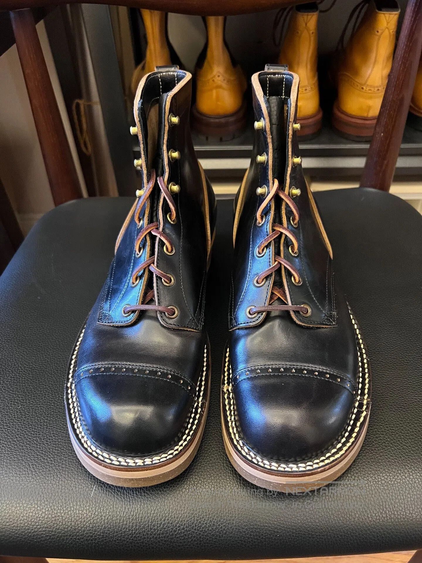 Rolling Dub Trio ROLLING DUB TRIO BF01 Horsehide Work Boots. Size US 10 / EU 43 - 3 Thumbnail
