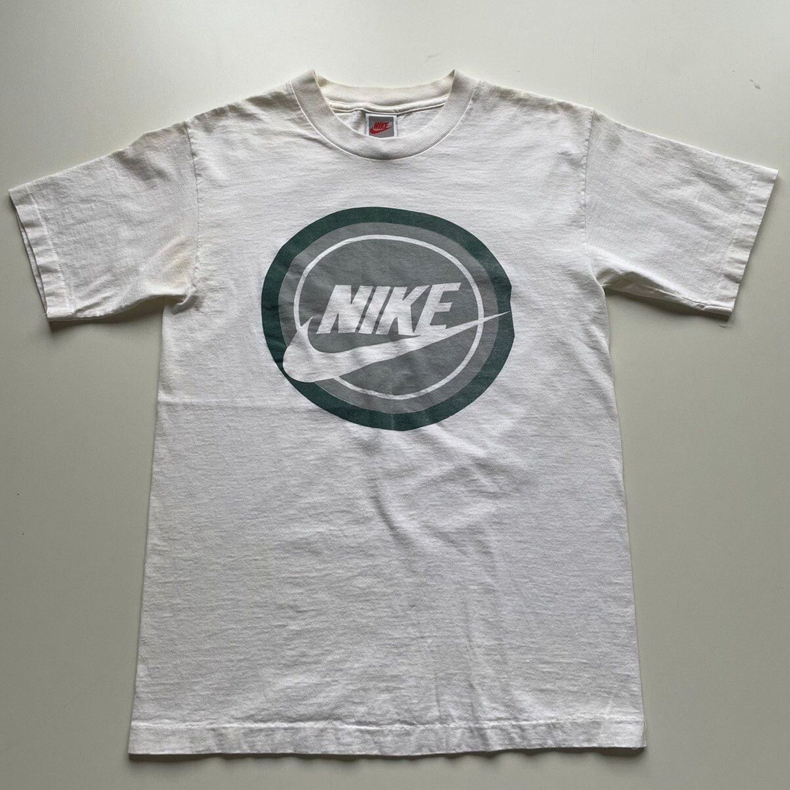 Vintage 90s Nike T Shirt Medium White Single Stitch Rare