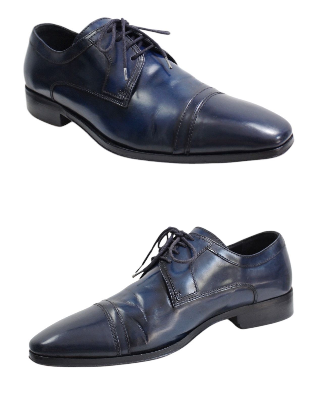 Leather × Vintage CALZOLERIA TOSCANA HAND CRAFTED LACE UP DERBY Size US 7 / EU 40 - 3 Thumbnail