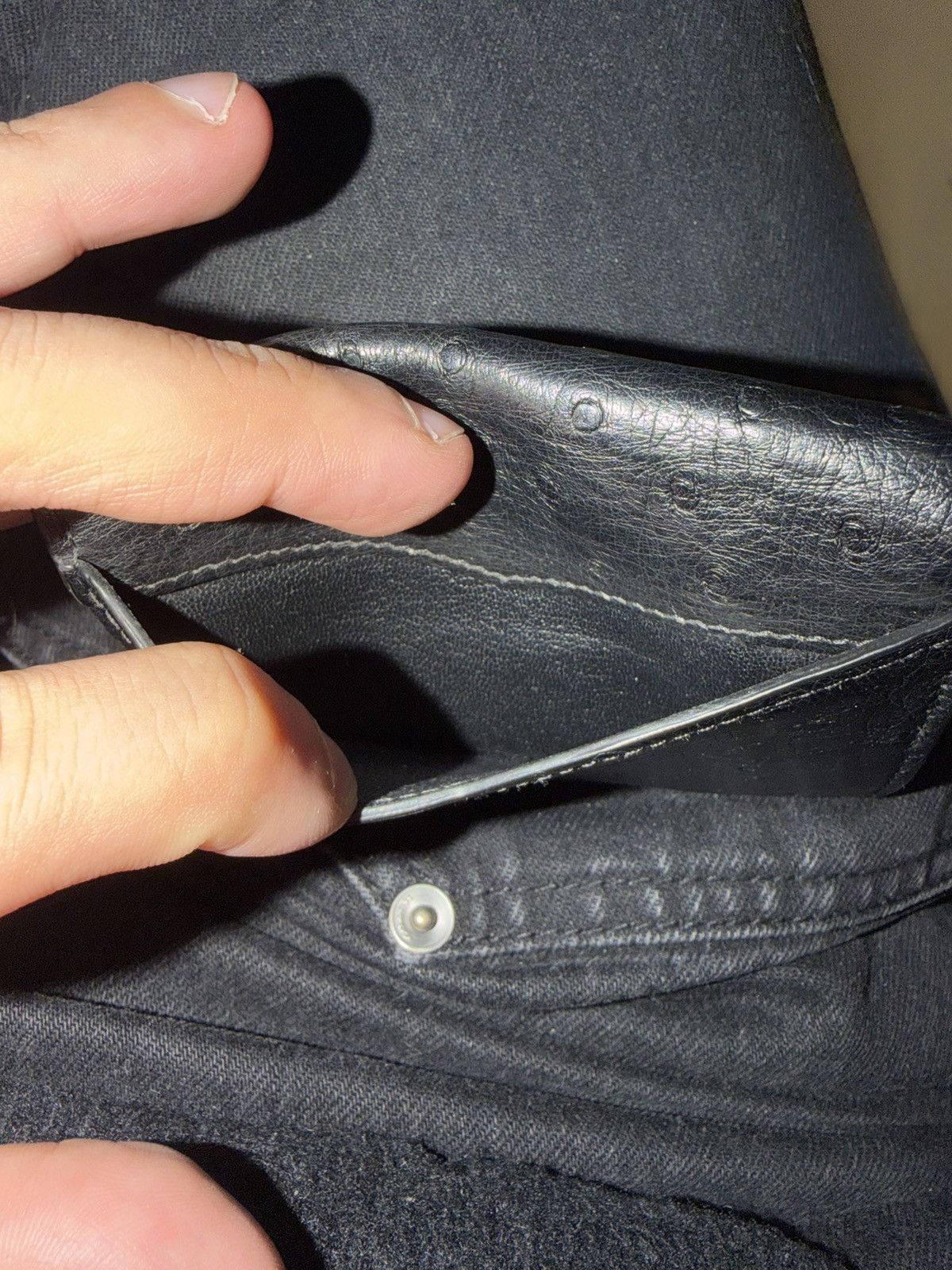 Louis Vuitton Ostrich Leather Louis Vuitton Pocket Organizer Size ONE SIZE - 14 Thumbnail