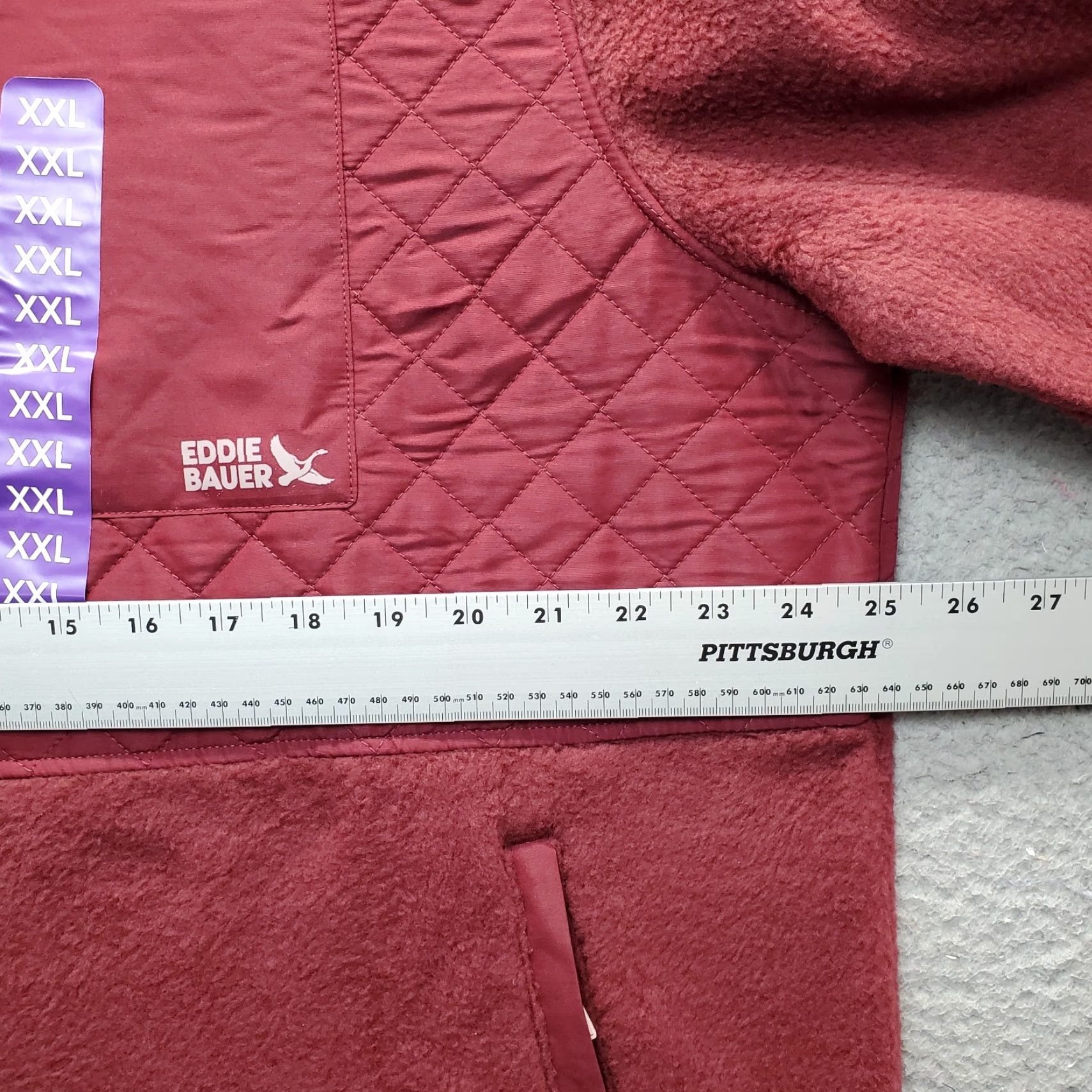Eddie Bauer Eddie Bauer Zip Up Polar Fleece Jacket Womens XXL Red EB010877 Jacket Womens XXL Red EB010877 Size XXL / US 16-18 / IT 52-54 - 4 Thumbnail