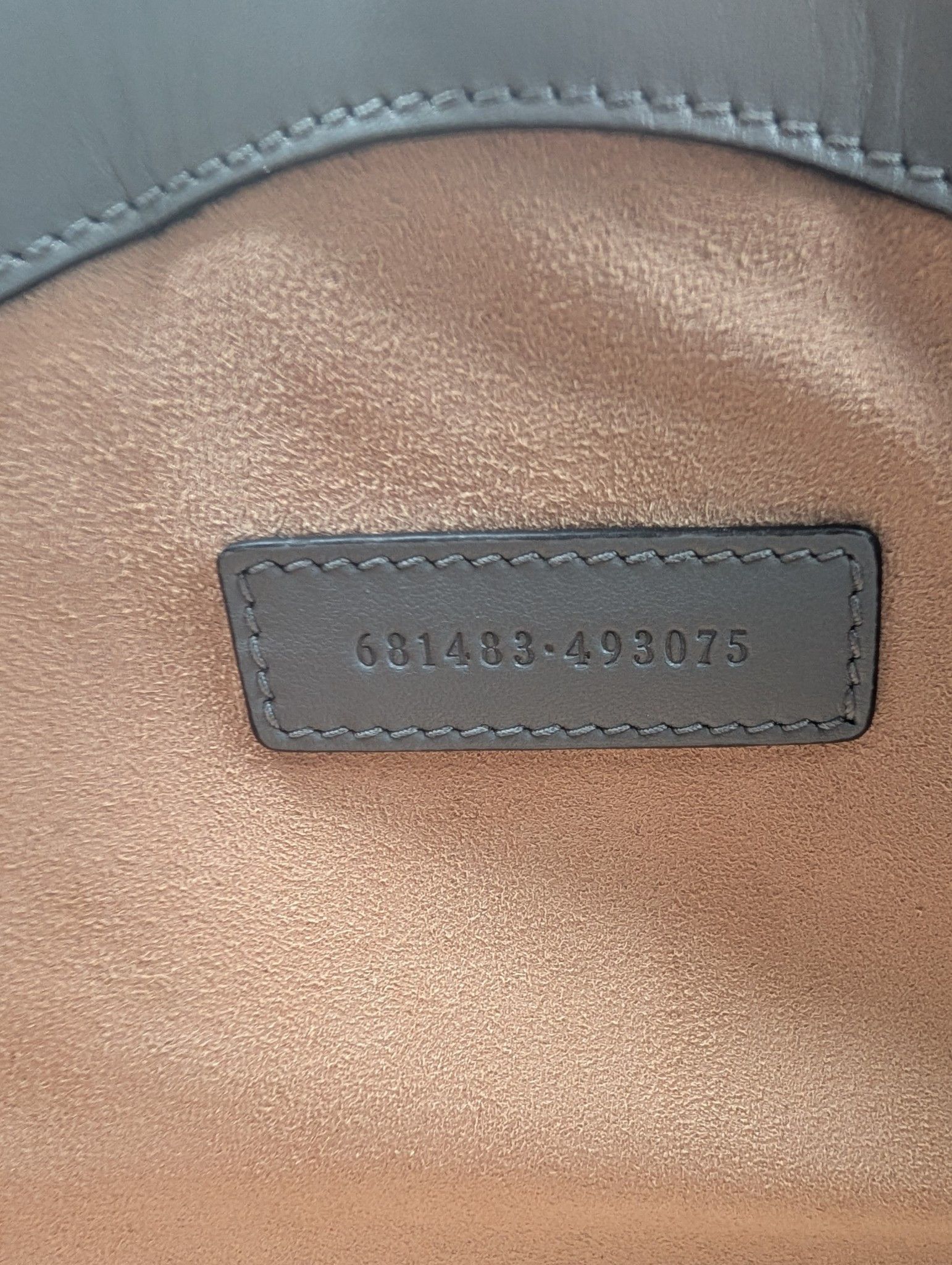 Gucci Grey GG Marmont Silver Medium Chain Shoulder Bag Size ONE SIZE - 15 Thumbnail