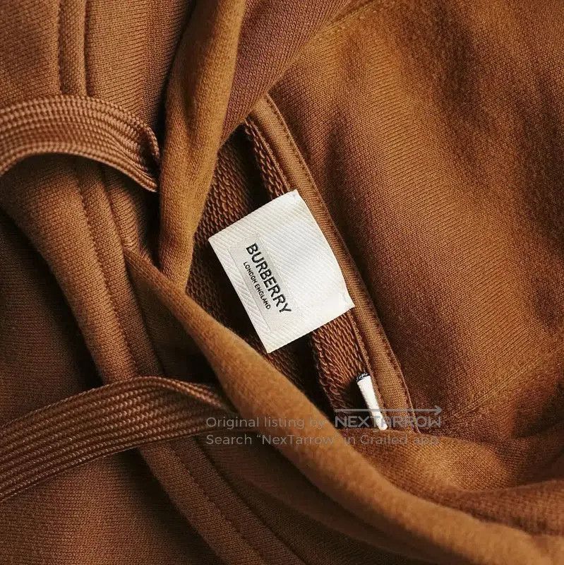 Burberry Burberry Brown Cotton Logo Hoodie for Men. Size US M / EU 48-50 / 2 - 4 Thumbnail