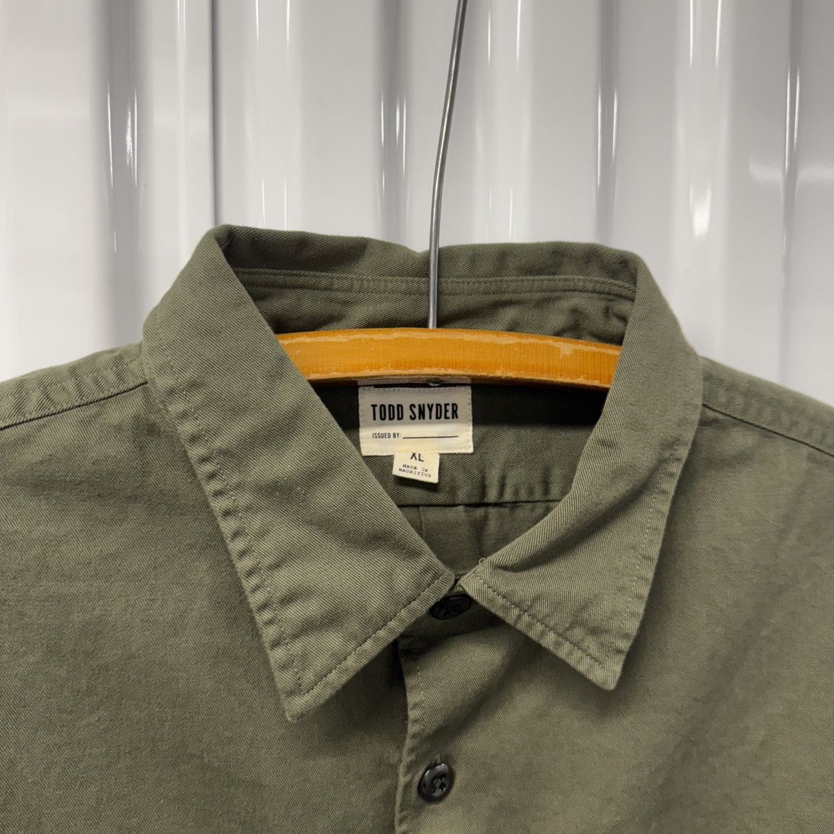 Todd Snyder RARE Todd Snyder UTILITY CPO SHIRT OG107 Olive Size US XL / EU 56 / 4 - 5 Thumbnail