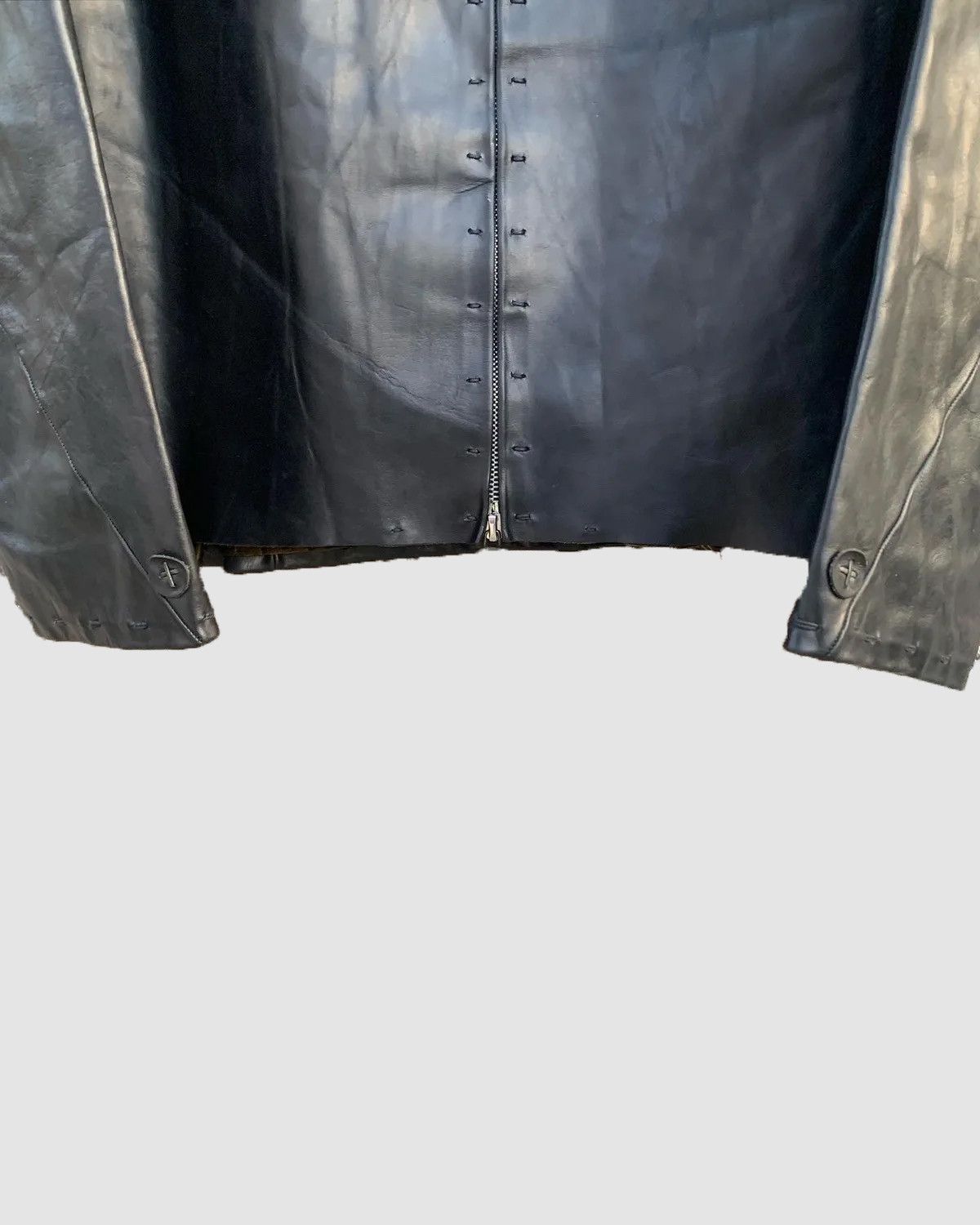 Genuine Leather Men's Fashion Leather Jacket Streetwear Size US M / EU 48-50 / 2 - 5 Thumbnail