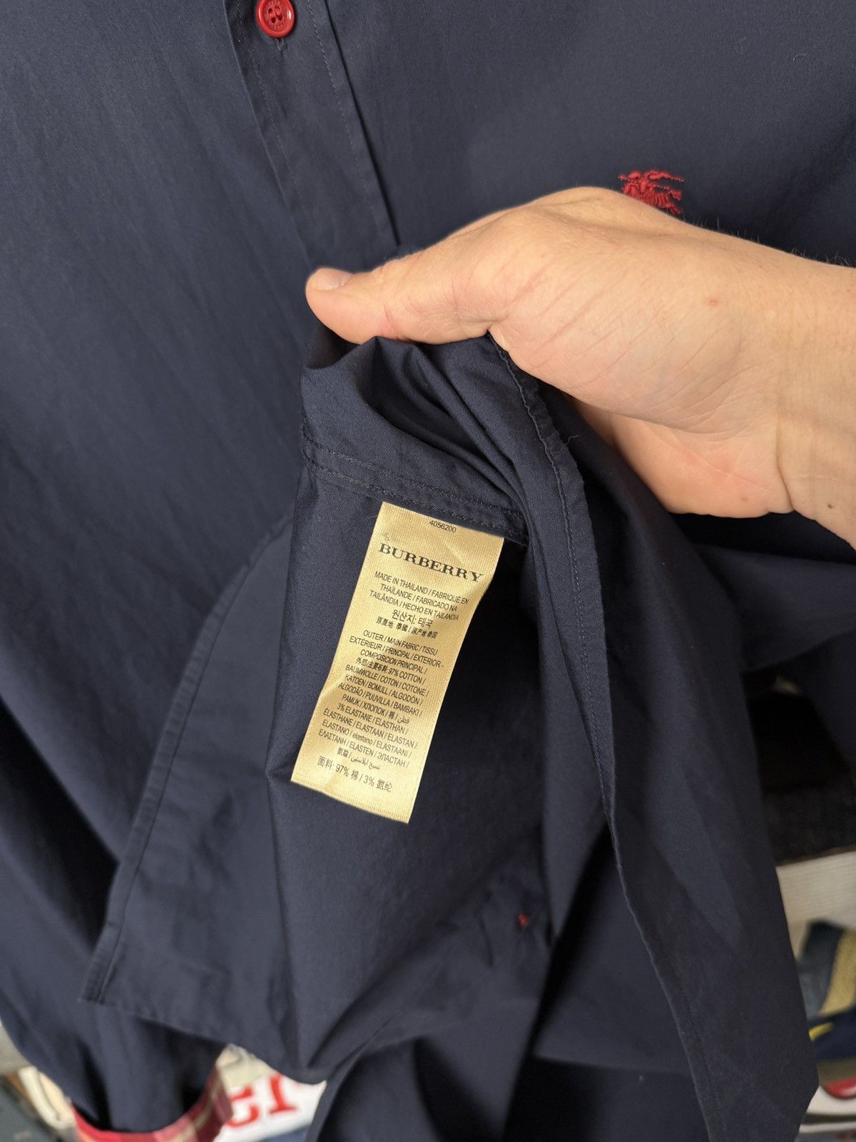 Burberry Vintage Burberry Shirt Red Nova Check Size US M / EU 48-50 / 2 - 12 Thumbnail