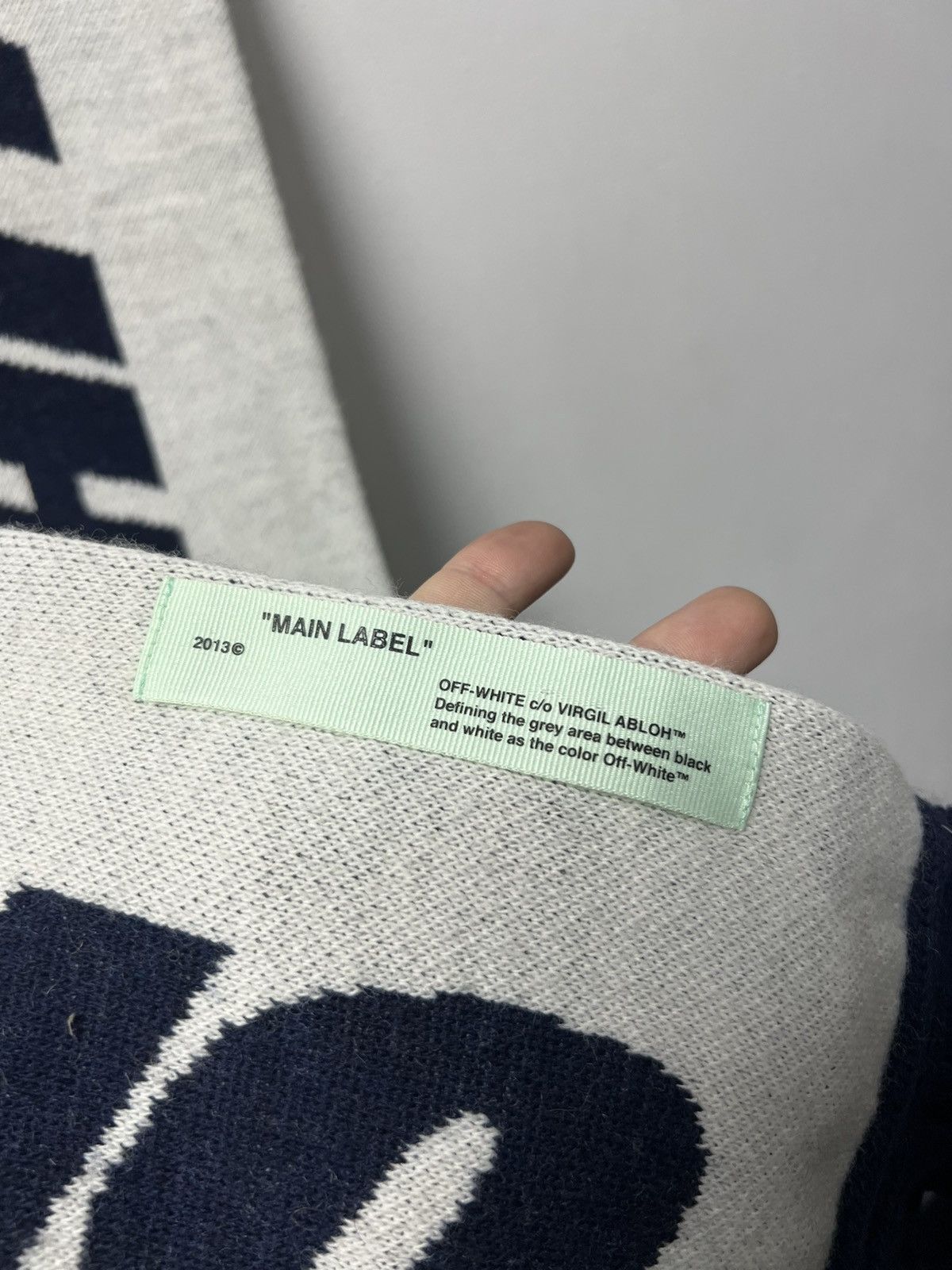 Off-White Off-White Scarf White Big Logo Luxury Size ONE SIZE - 5 Thumbnail