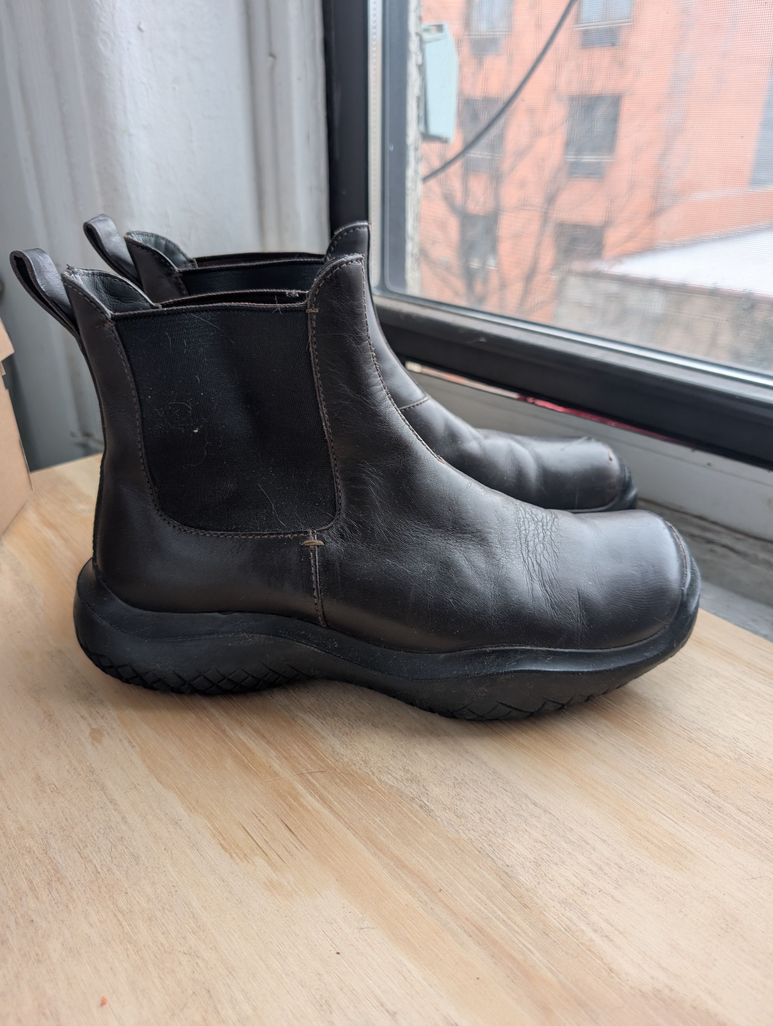 Prada Prada Linea Rossa Dark Brown Leather Boots FW 1999 Size US 8 / EU 41 - 5 Thumbnail