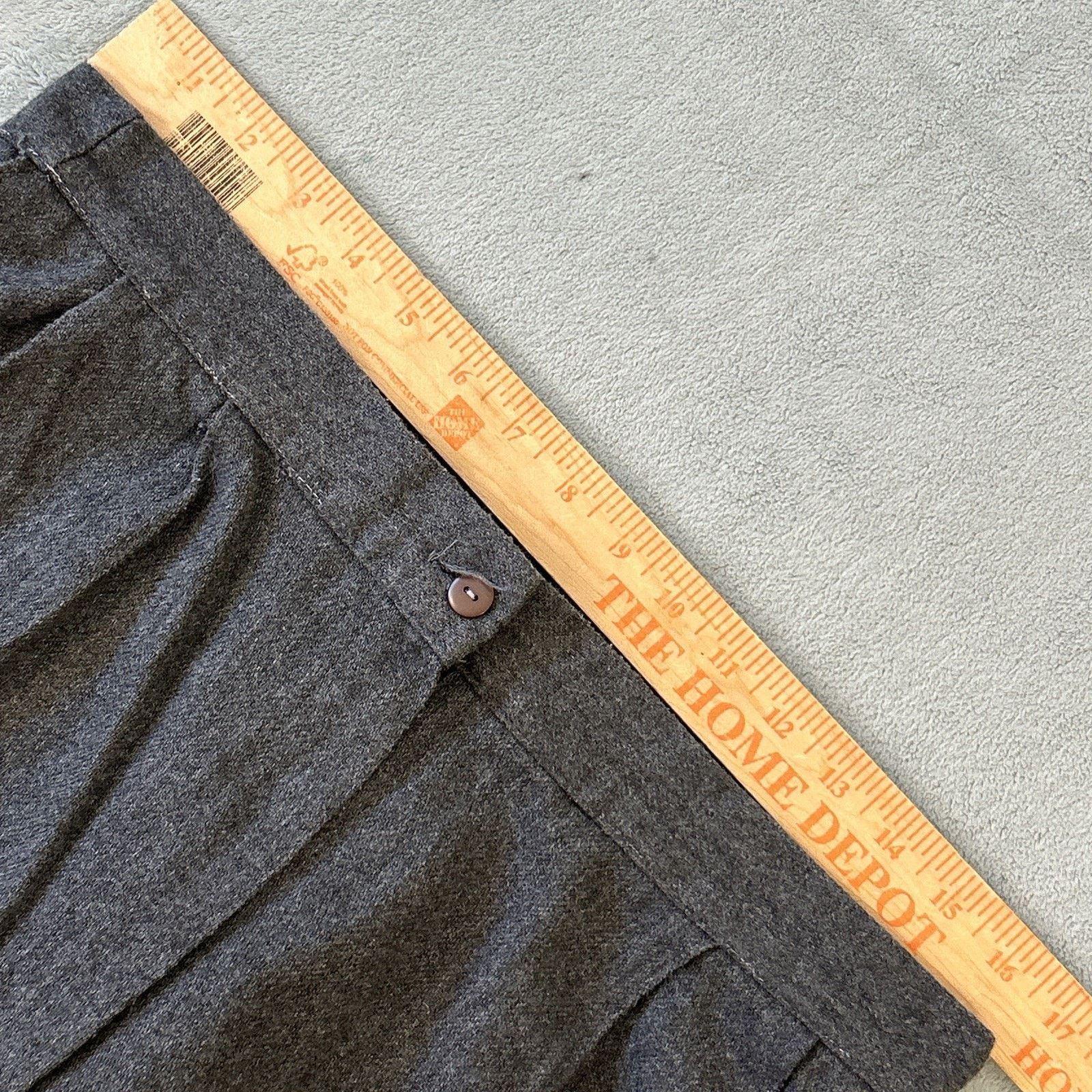 Levi's 70s Talon Wool Action Slacks Beyond Baggy Pants Women 33x26 Size US 33 - 7 Thumbnail