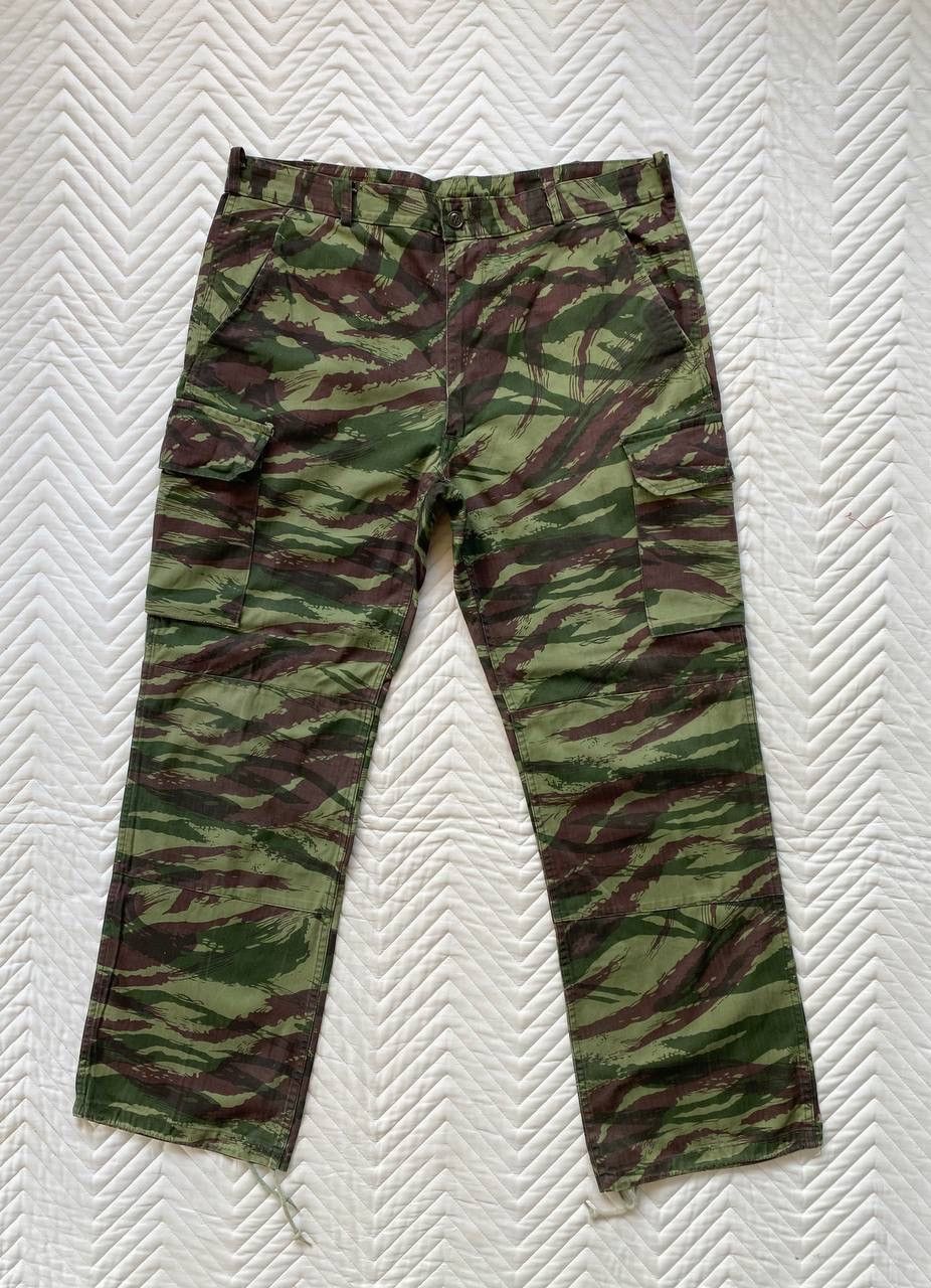 Vintage Issue Vintage 90s Greek Army Pantolan HBT Lizard Camo Pant Size US 37 - 1 Thumbnail