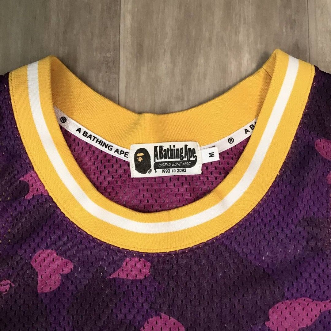 Bape BAPE STA Purple camo basketball tank top a bathing ape Size US M / EU 48-50 / 2 - 7 Thumbnail