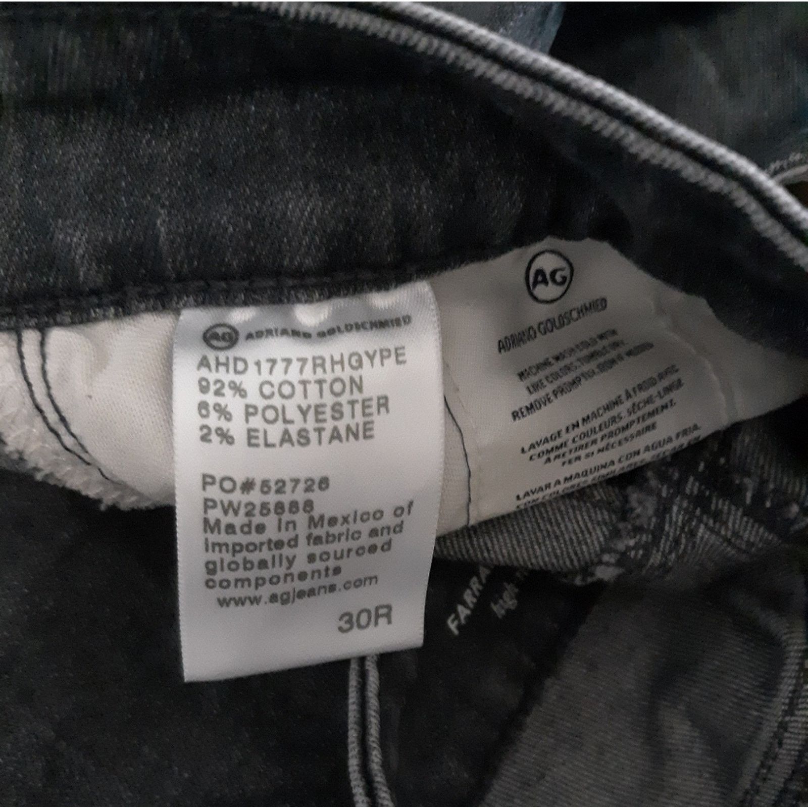AG Adriano Goldschmied Adriano Goldschmied Farrah Ankle Jeans Size 30" / US 8 / IT 44 - 6 Thumbnail