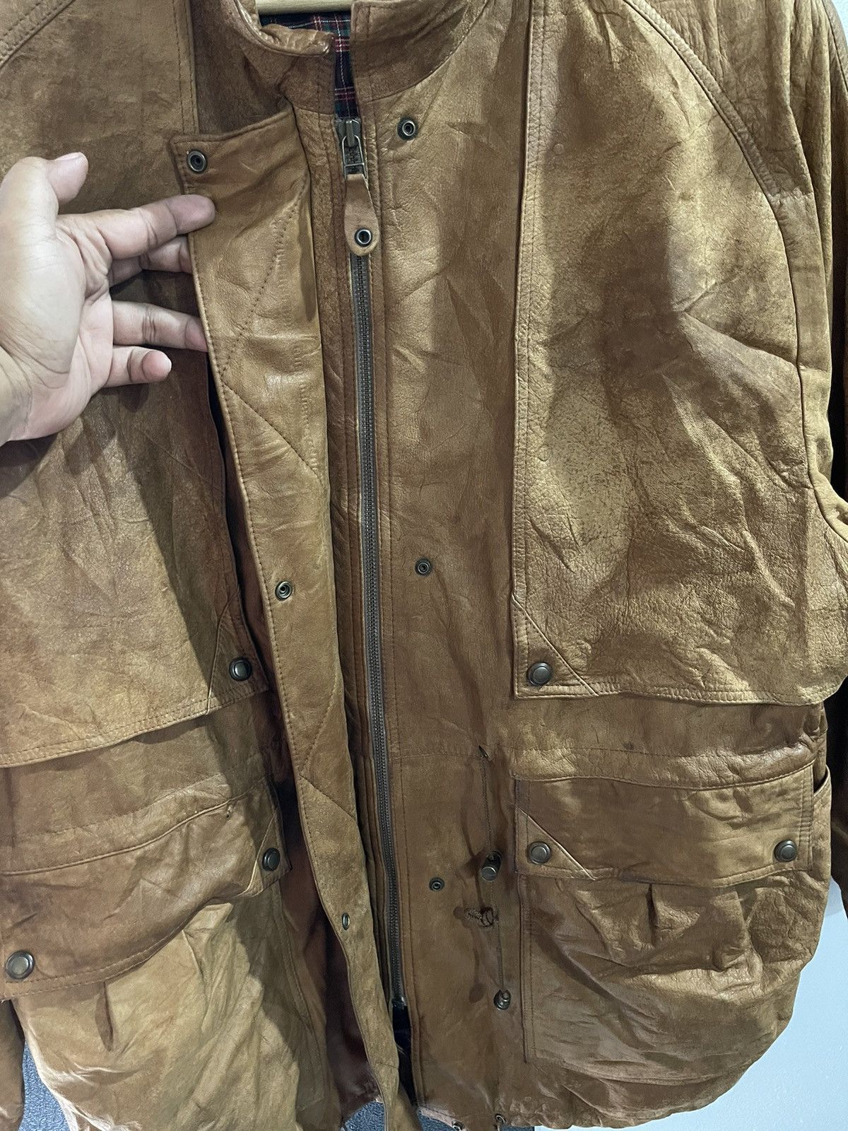 Vintage Vintage Engene Australia Cow leather Jacket Size US XL / EU 56 / 4 - 10 Thumbnail