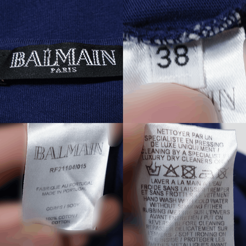 Balmain Big Logo Buttoned Tank Top Size XS / US 0-2 / IT 36-38 - 7 Thumbnail