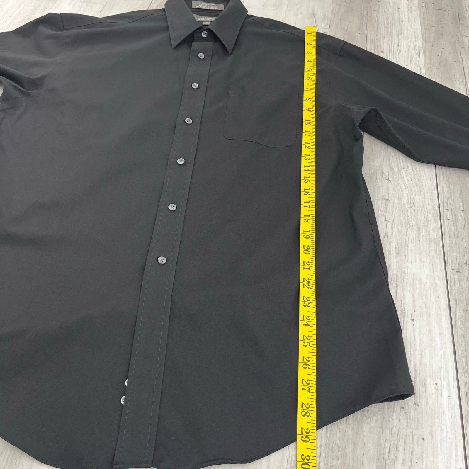 Croft & Barrow Croft & Barrow Broadcloth Long Sleeve Button Up Dress Shirt Size US L / EU 52-54 / 3 - 8 Thumbnail