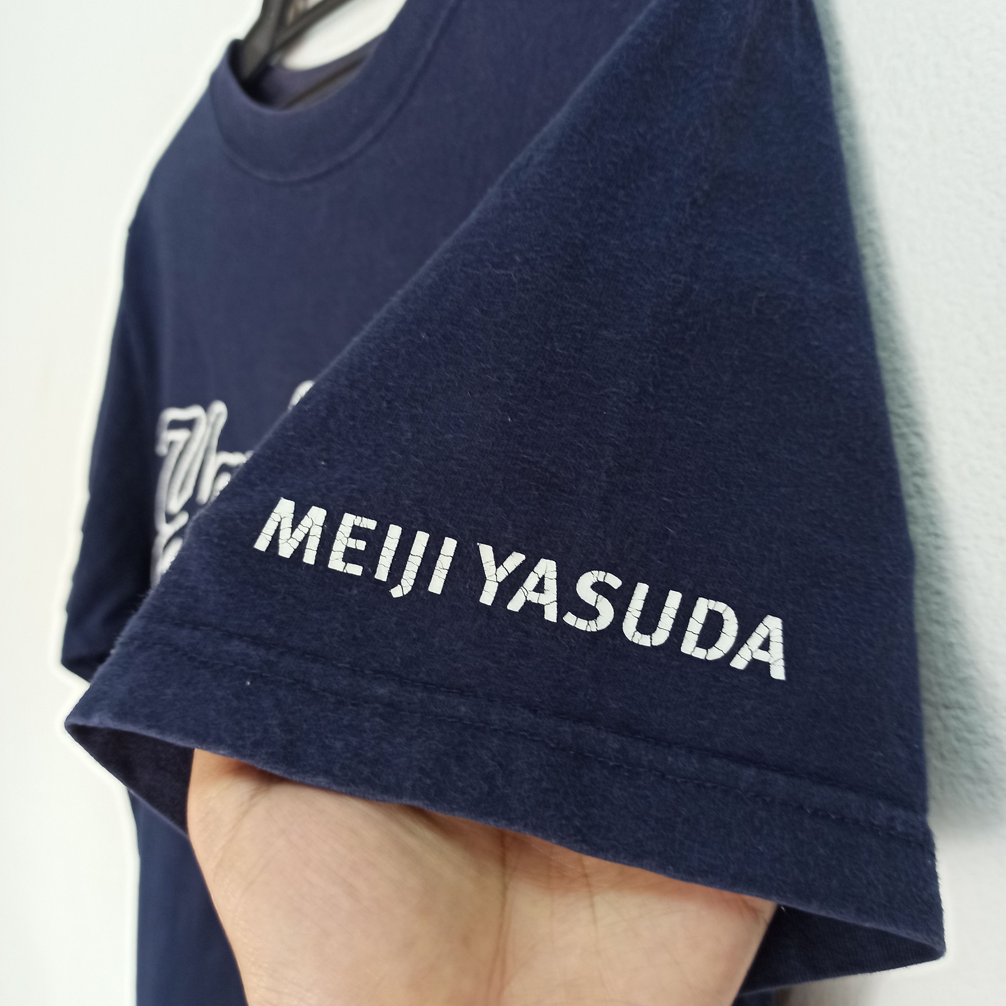 MLB Rare MLB Yankees Meiji Yasuda Tshirt Size US M / EU 48-50 / 2 - 4 Thumbnail