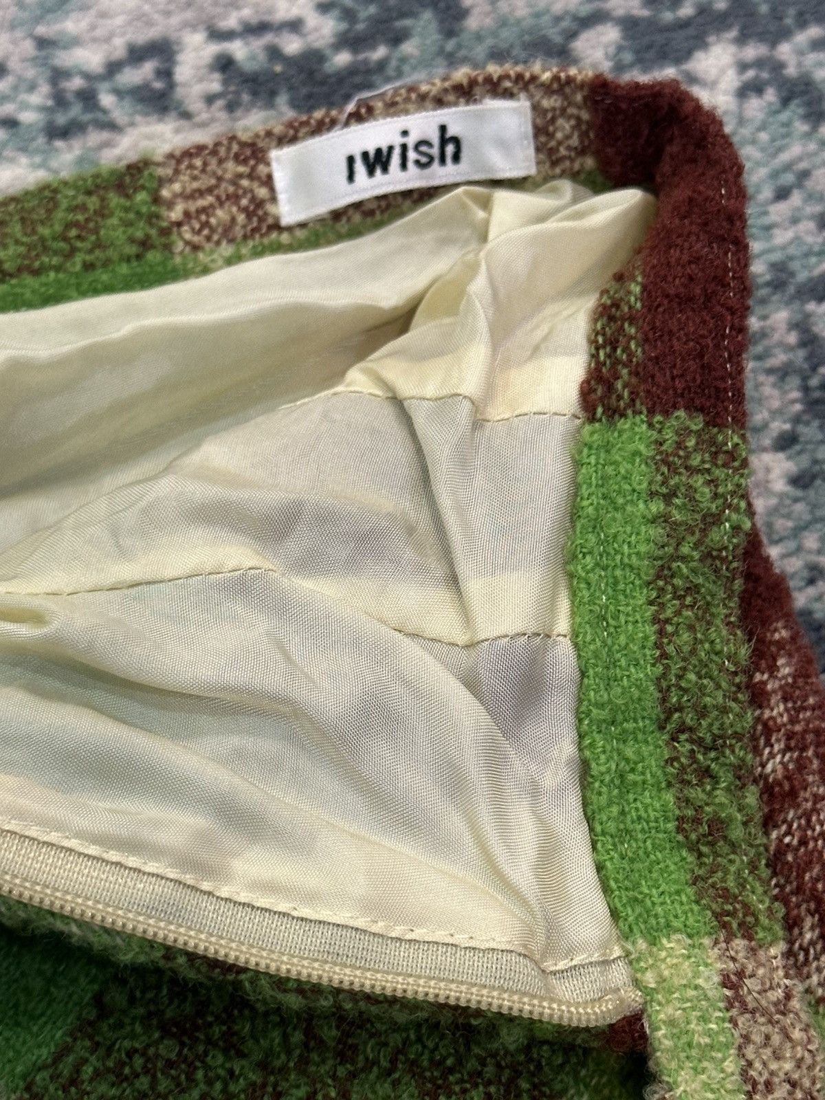 Y's Vintage Yohji Yamamoto Y's bis "iwish" Hair 100% Skirt Size 24" / US 00 / IT 34 - 21 Thumbnail