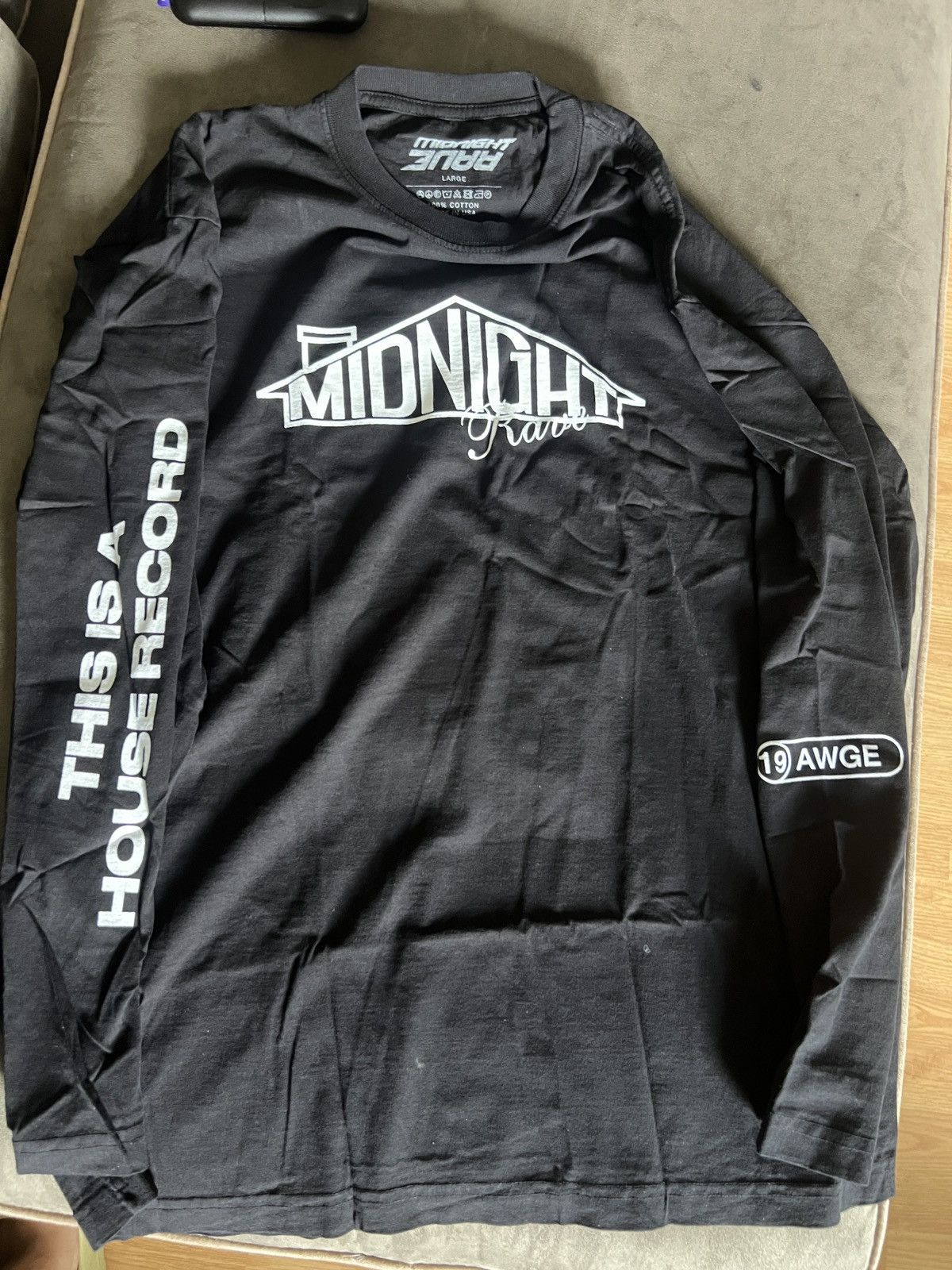 AWGE Awge Midnight Rave Long sleeve shirt Size US M / EU 48-50 / 2 - 1 Thumbnail