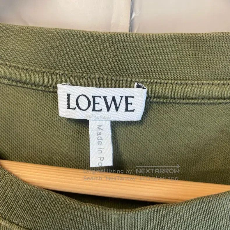 Loewe Loewe Khaki green loose short-sleeve Size US XL / EU 56 / 4 - 3 Thumbnail
