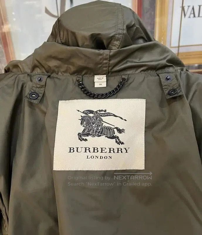 Burberry Burberry Men's Winter Green Long Coat. Size US L / EU 52-54 / 3 - 9 Thumbnail