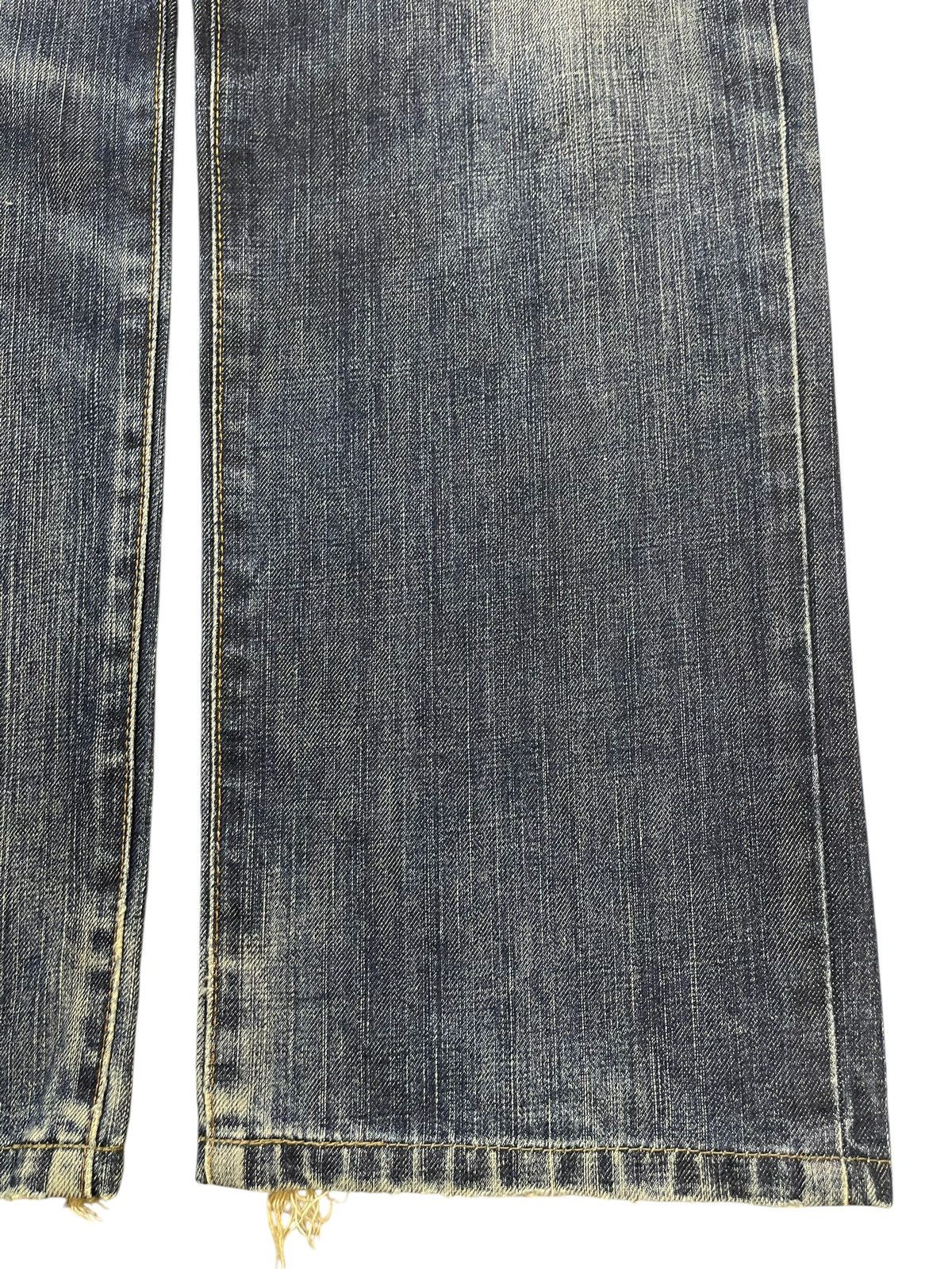 Edwin Vintage 90s Edwin 403 Faded Wash Distressed Loose Jeans Size US 32 / EU 48 - 8 Thumbnail