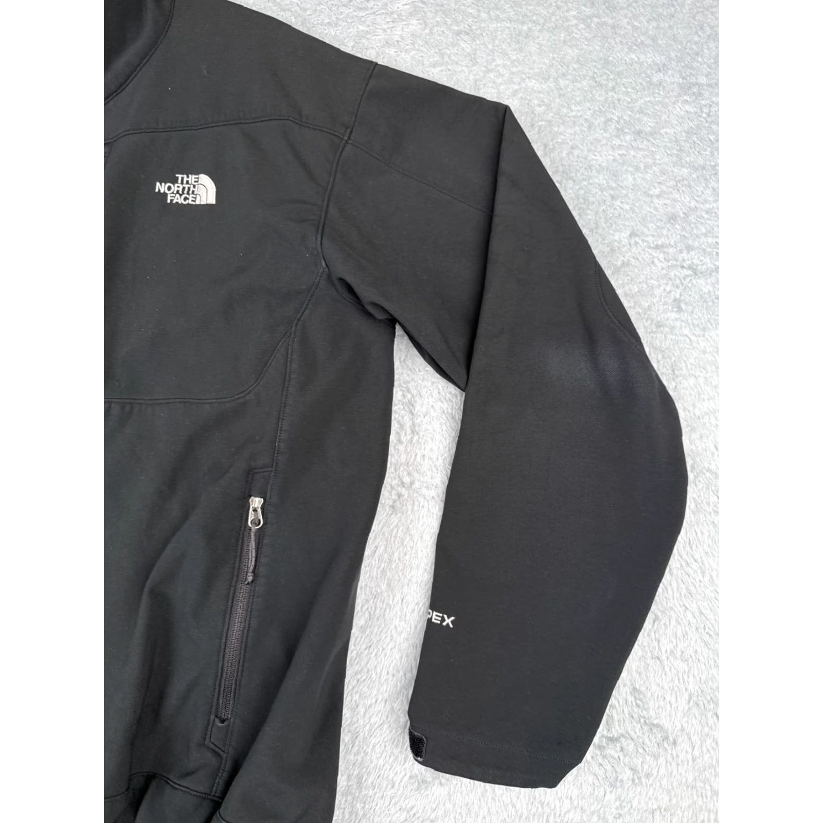 The North Face The North Face Jacket Men Large Black Full Zip Mock Neck Polyester Apex READ Size US L / EU 52-54 / 3 - 2 Thumbnail