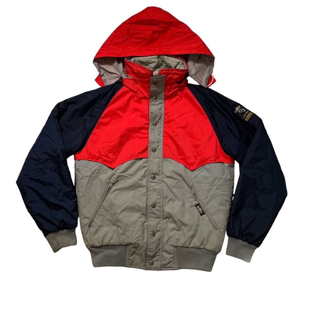 image of VTG Killy By Veleda Asics Goretex Thinsulate Skiwear Jacket in Blue/White/Red, Men's (Size Small)