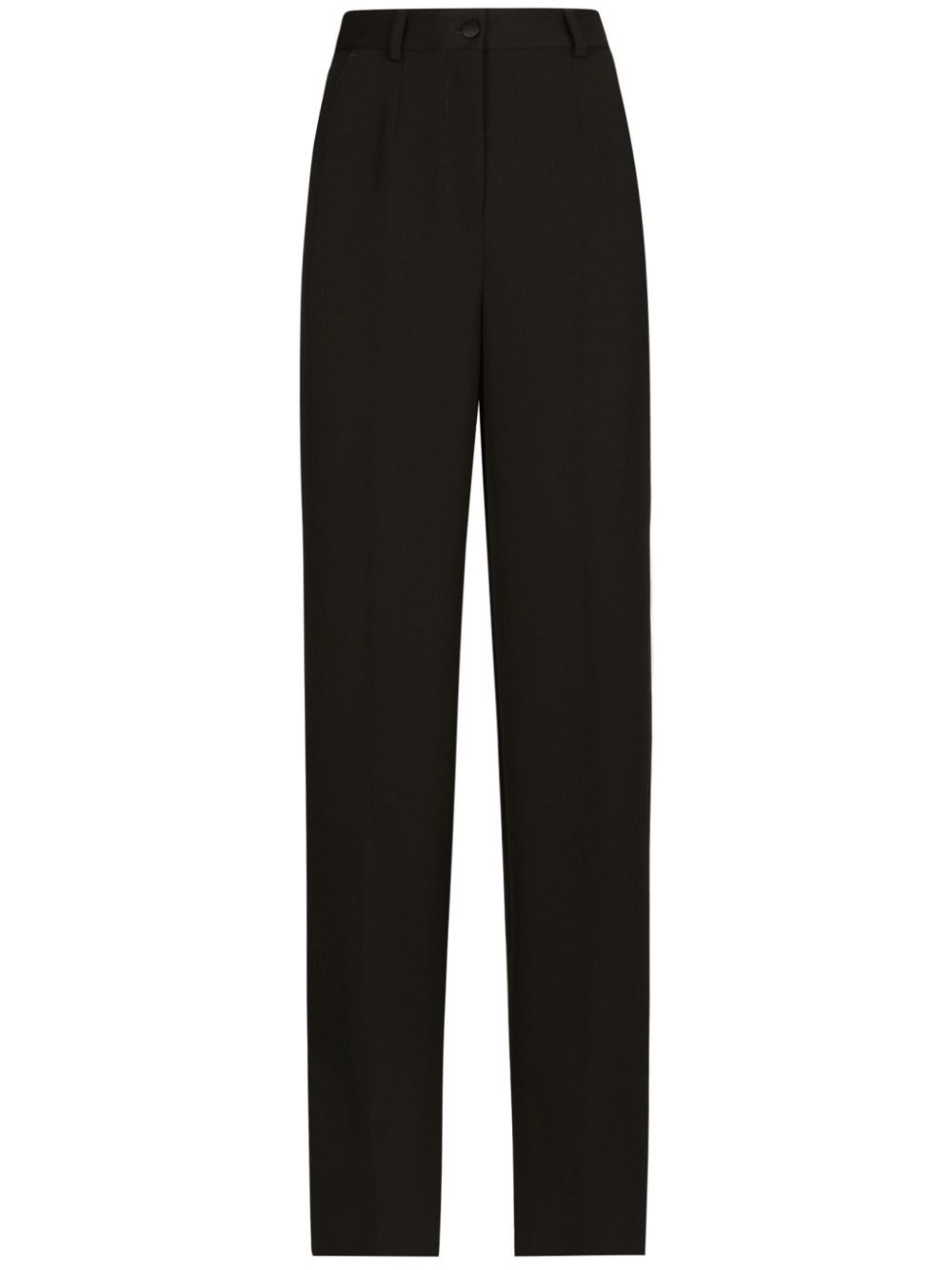 Dolce & Gabbana WOOL HIGH-WASITED TROUSERS Size 27" / US 4 / IT 40 - 1 Thumbnail
