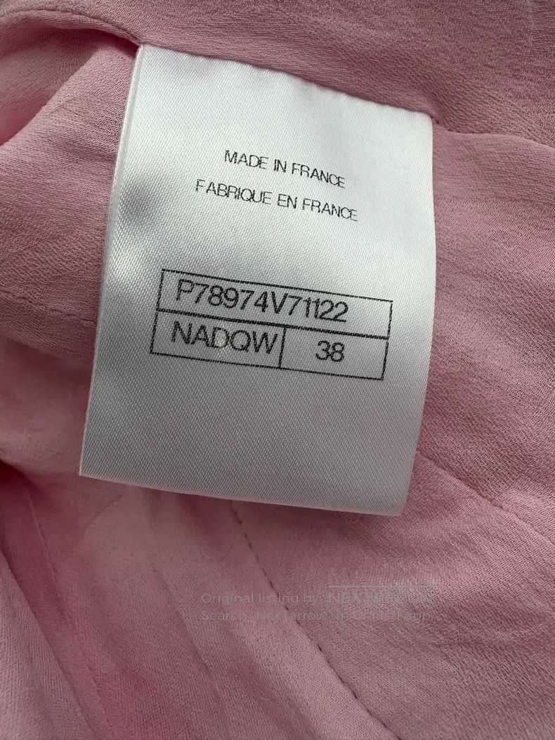 Chanel Chanel Pearl tweed pearl rolled edge pink four-pocket pear Size XS / US 0-2 / IT 36-38 - 6 Thumbnail