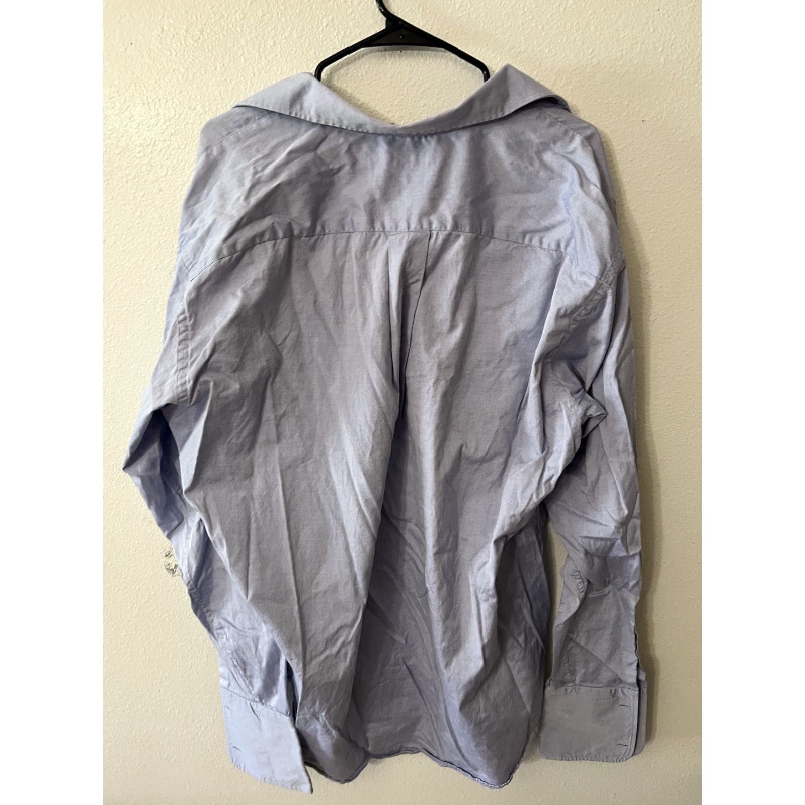 Nautica Nautica Men's 80s Solid Long Sleeve Button-Up Shirt, Size 18, Blue Size US XXL / EU 58 / 5 - 2 Thumbnail