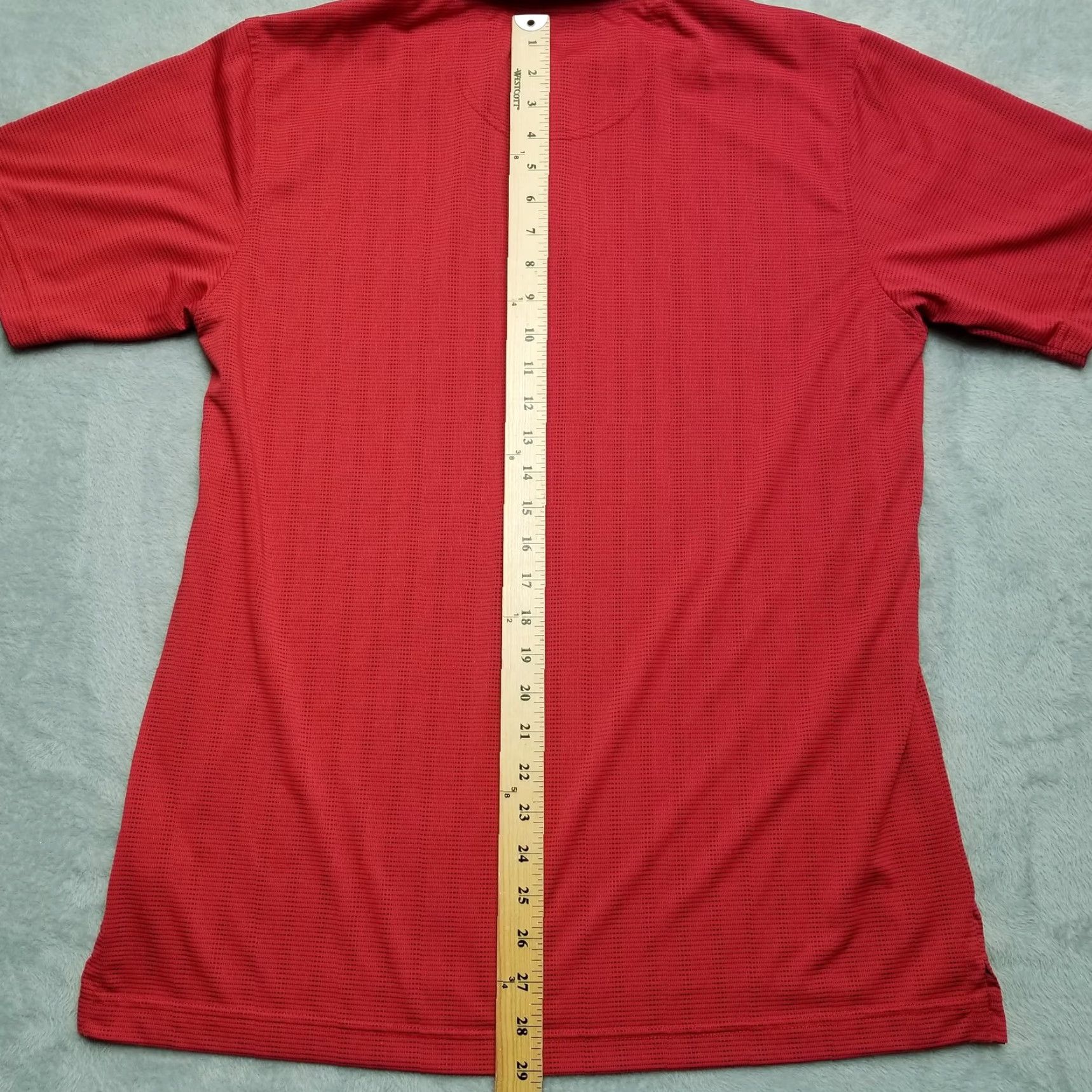 Vintage Pebble Beach Shirt Mens L Red Striped Polo Dry Luxe Performance Golf Casual Size US L / EU 52-54 / 3 - 6 Thumbnail