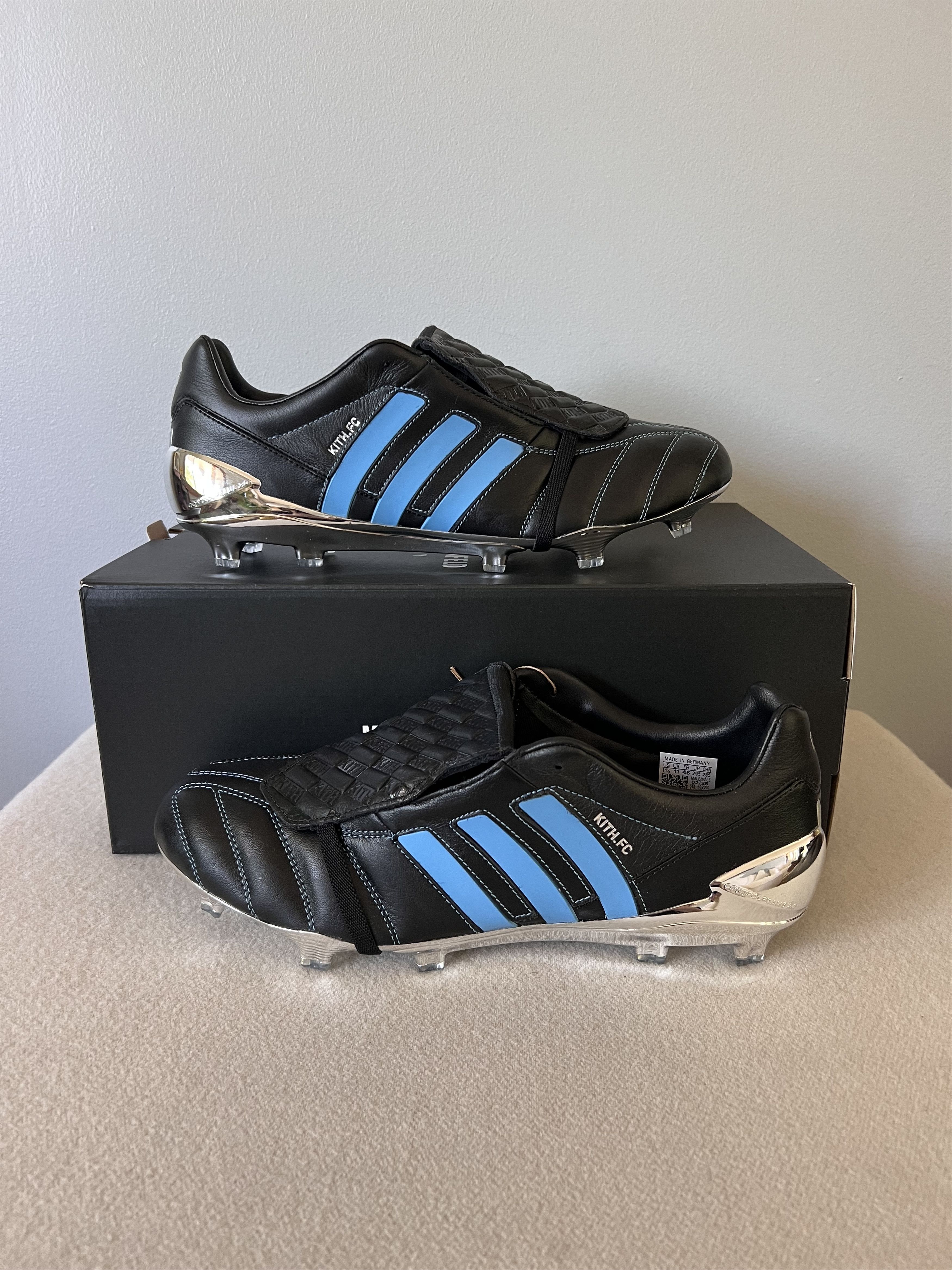 Adidas × Kith Kith Adidas Football Predator Mania Cleats in Black Size US 11.5 / EU 44-45 - 2 Thumbnail