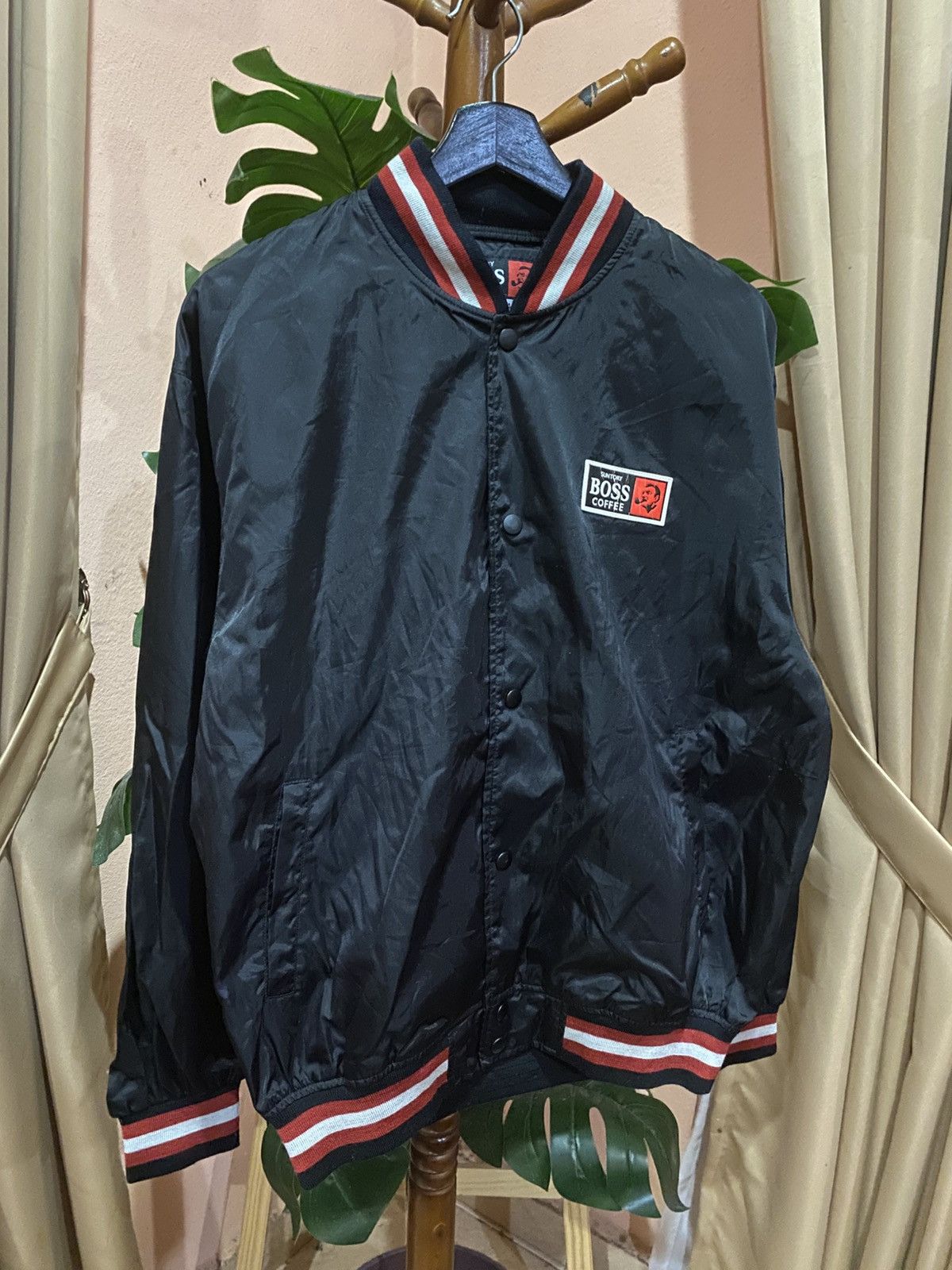 Vintage Vintage Suntory Boss Coffee Japan Bomber Jacket Size US L / EU 52-54 / 3 - 3 Thumbnail