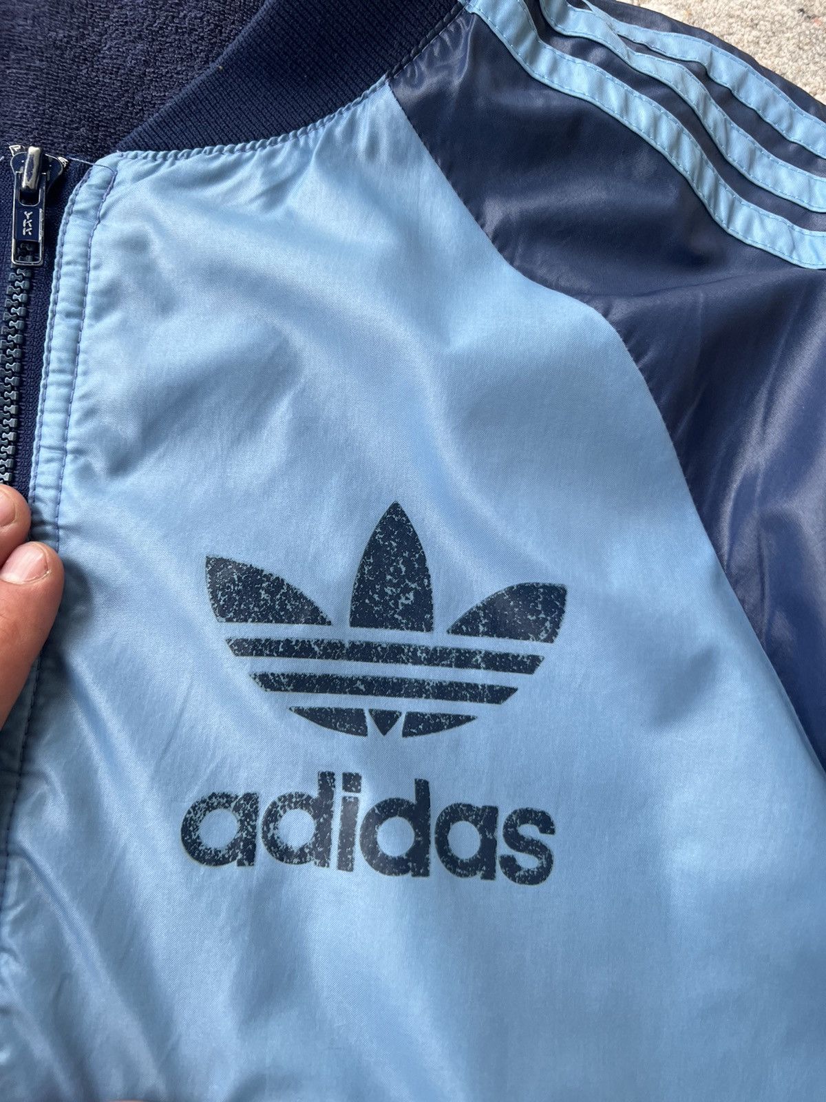 Vintage Adidas Made In HONG KONG Rare Bomber Jacket Size US S / EU 44-46 / 1 - 4 Thumbnail