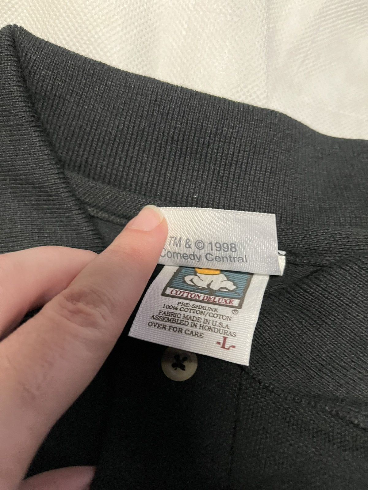 Vintage South Park Vintage 1998 Black Kyle Polo New Size US L / EU 52-54 / 3 - 4 Thumbnail
