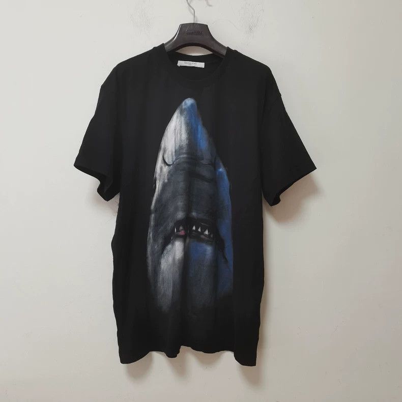 Givenchy Givenchy Shark Head Short Sleeve T-Shirt, 100% Cotton, Bla Size US S / EU 44-46 / 1 - 1 Thumbnail