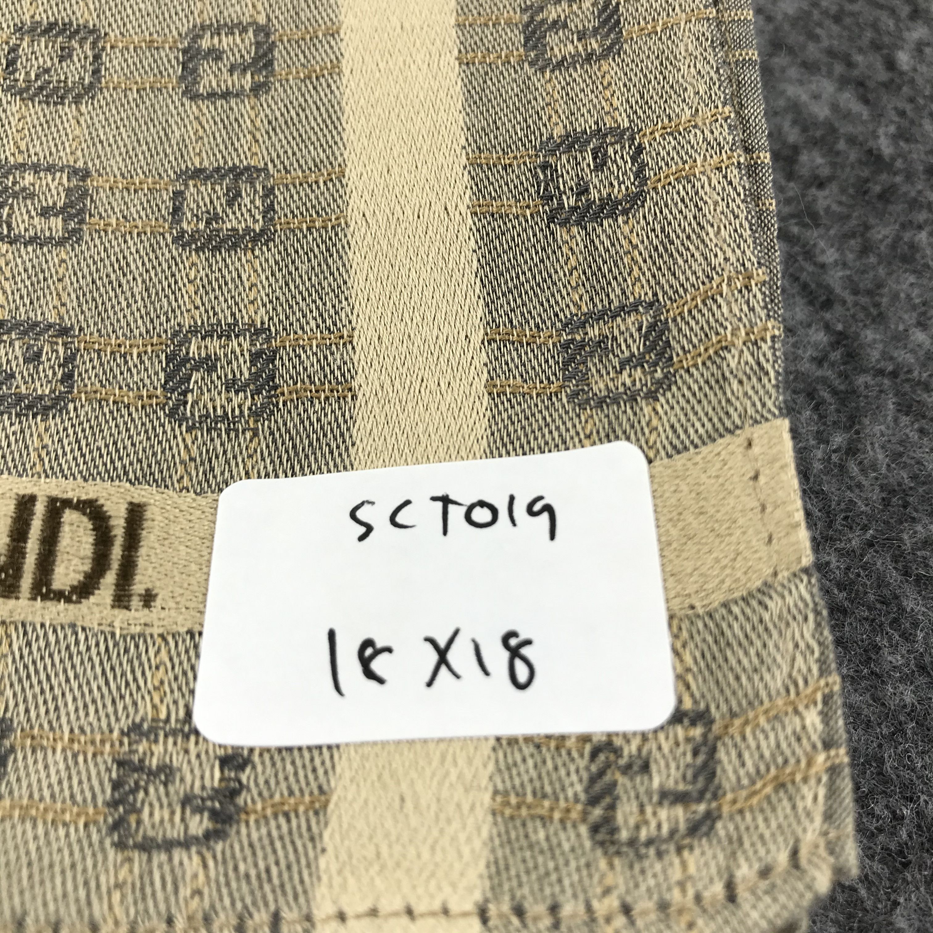 Vintage FeNdI Monogram FF Handkerchief Neckerchief Bandana SCT019 Size ONE SIZE - 7 Thumbnail
