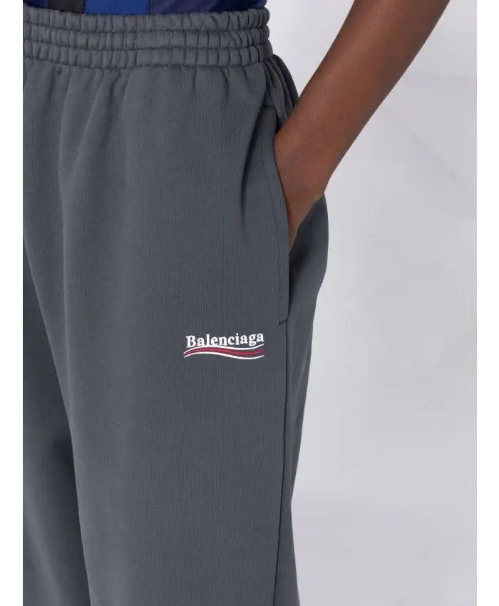 Balenciaga o1mt1gz0724 Jogging Pants in Blue/White Size 36" / US 14 / IT 50 - 4 Thumbnail