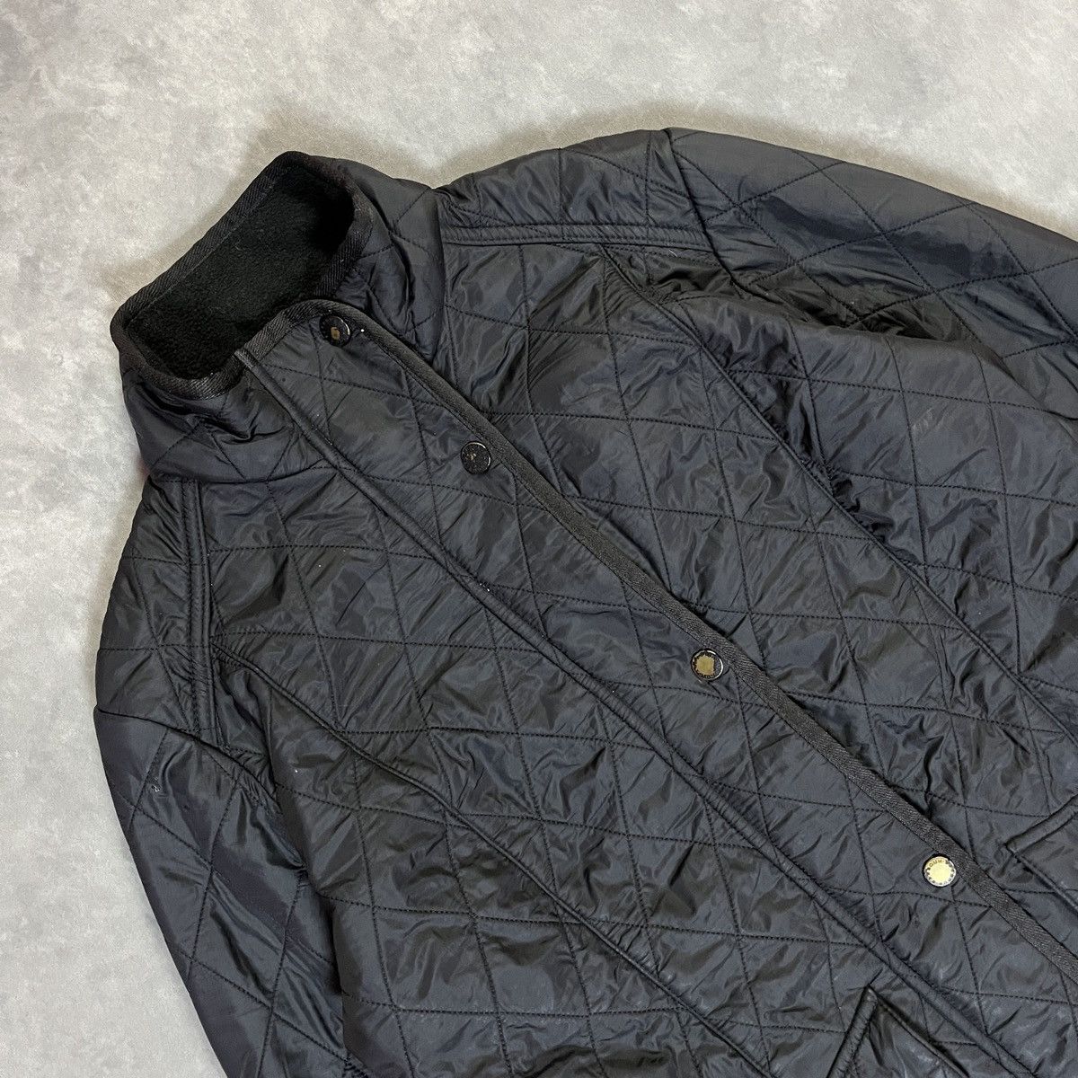 Barbour 2000s Barbour Heritage Quilted Jacket Heritage Riding Coat Size M / US 6-8 / IT 42-44 - 2 Thumbnail