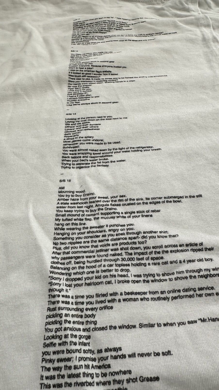 Eckhaus Latta Ten Year Anniversary Lapped Tee Shirt Size US L / EU 52-54 / 3 - 4 Thumbnail