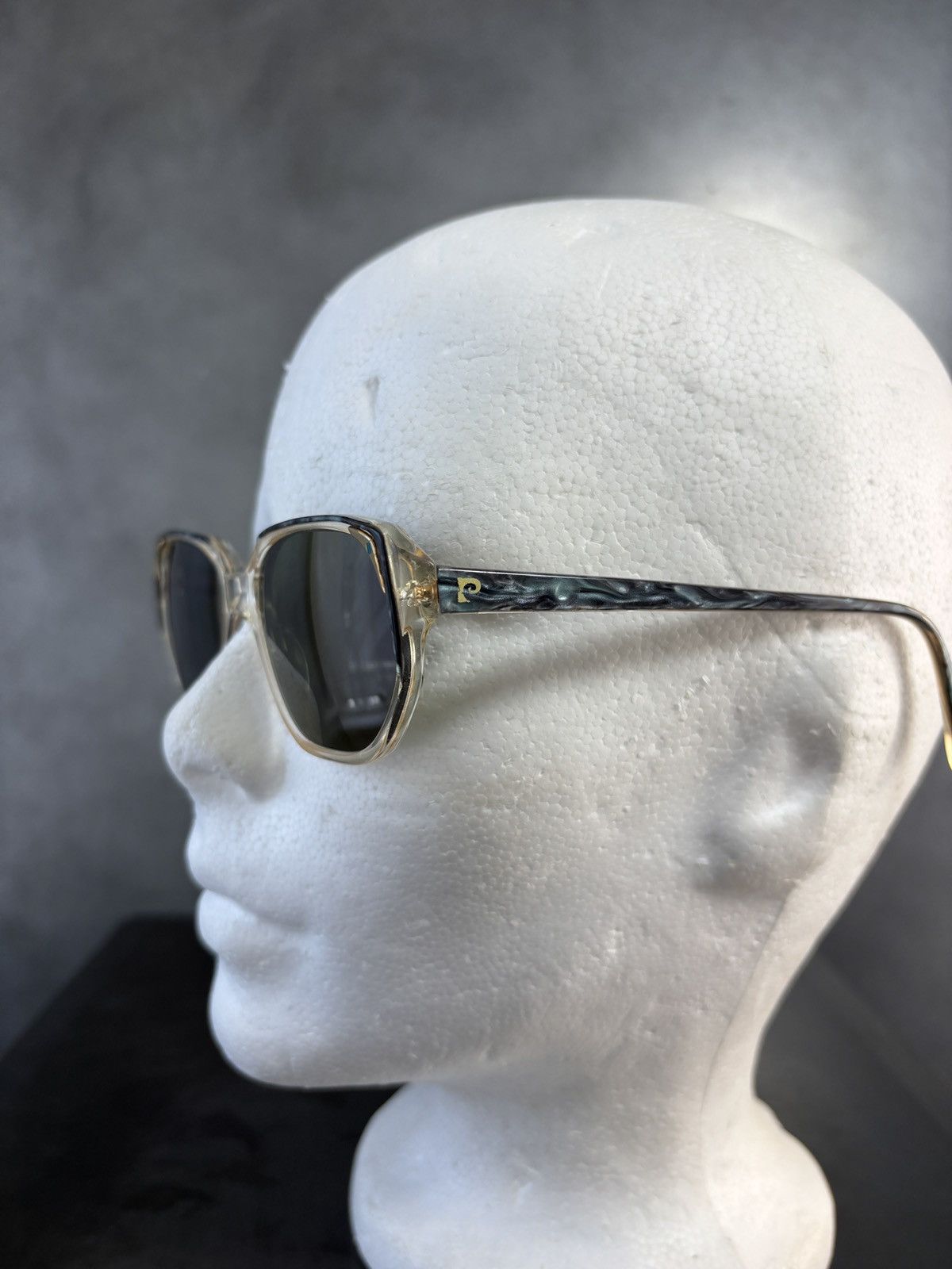 Pierre Cardin × Vintage 1980s Pierre Cardin Sunglasses Marble Wayfarer Angular Geome Size ONE SIZE - 21 Thumbnail
