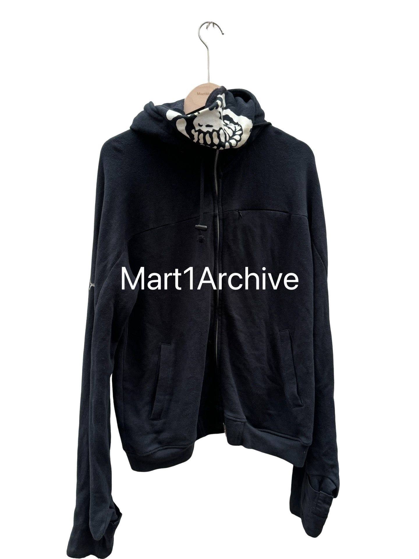 PPFM PPFM Skull Face Zip-Up Hoodie Size L Size US L / EU 52-54 / 3 - 1 Thumbnail