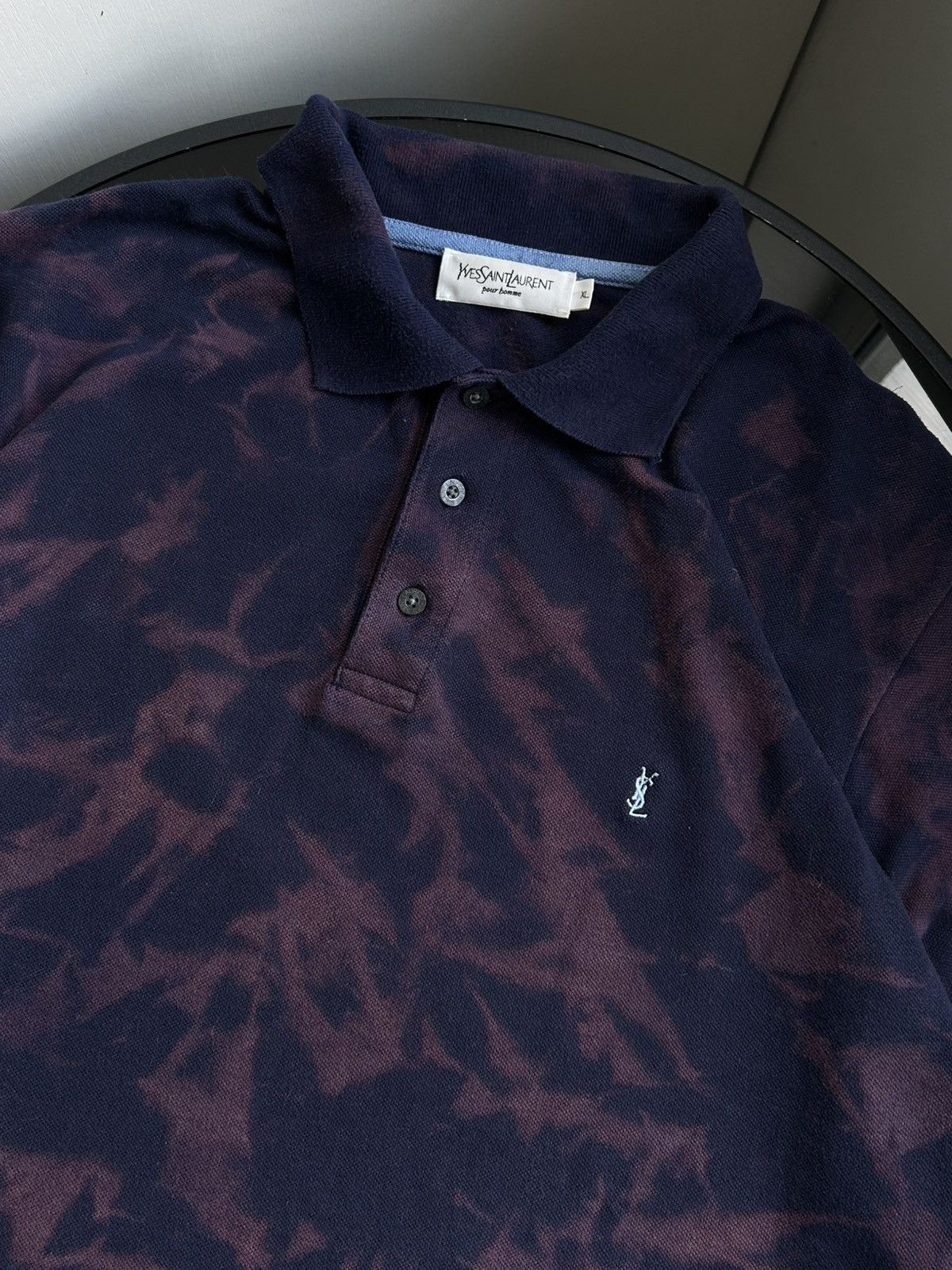 Yves Saint Laurent Vintage polo YSL Yves Saint Laurent custom xlarge logo Size US XL / EU 56 / 4 - 7 Thumbnail