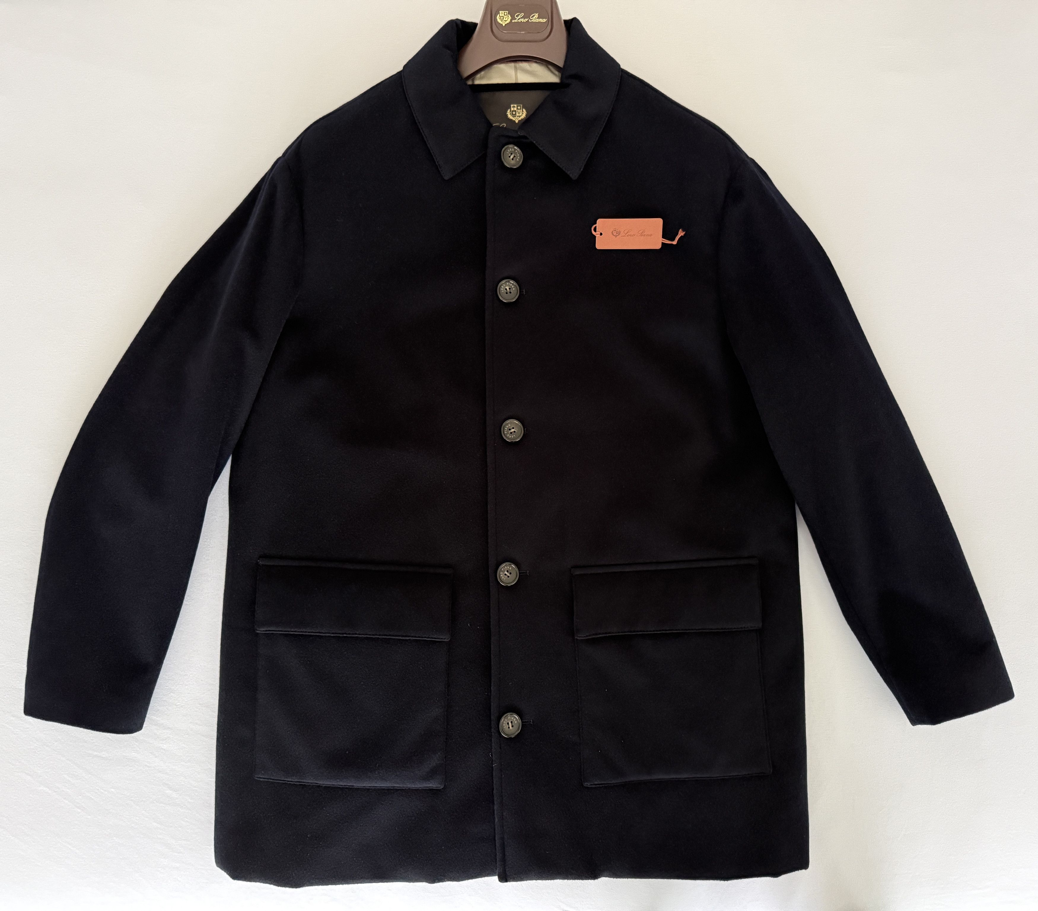 Loro Piana Carnaby Coat Cashmere Storm System Size US L / EU 52-54 / 3 - 1 Thumbnail