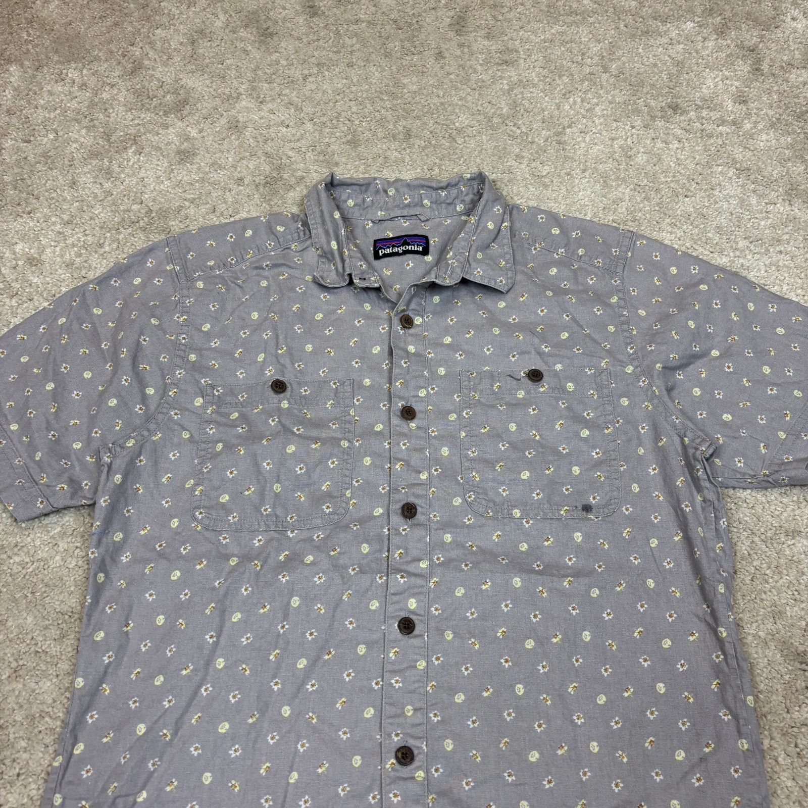 Patagonia Patagonia Back Step Lightweight Hemp Blend Shirt Men's M Size US M / EU 48-50 / 2 - 2 Thumbnail