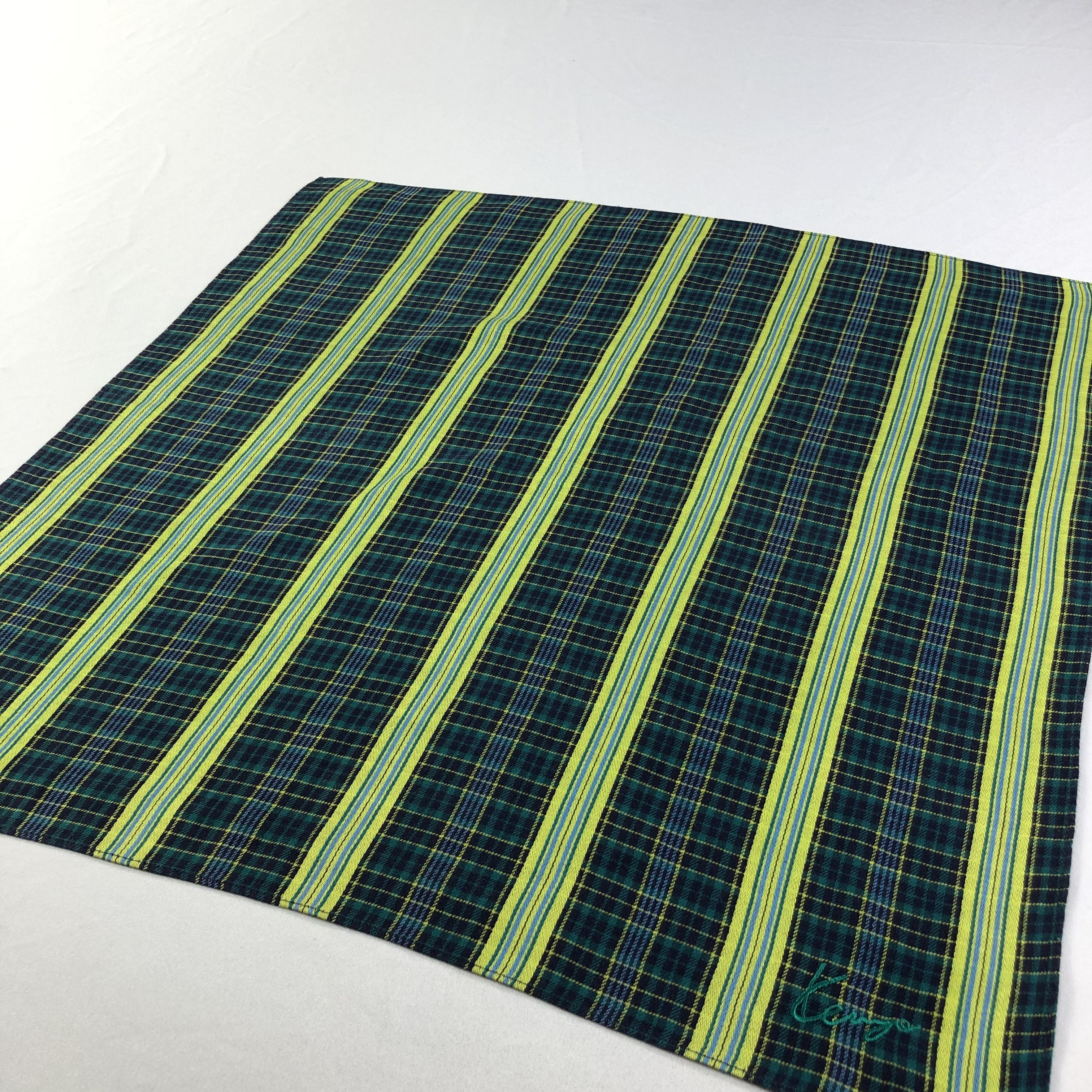Kenzo Kenzo Neon Color Handkerchief Neckerchief Bandana H2224 Size ONE SIZE - 3 Thumbnail