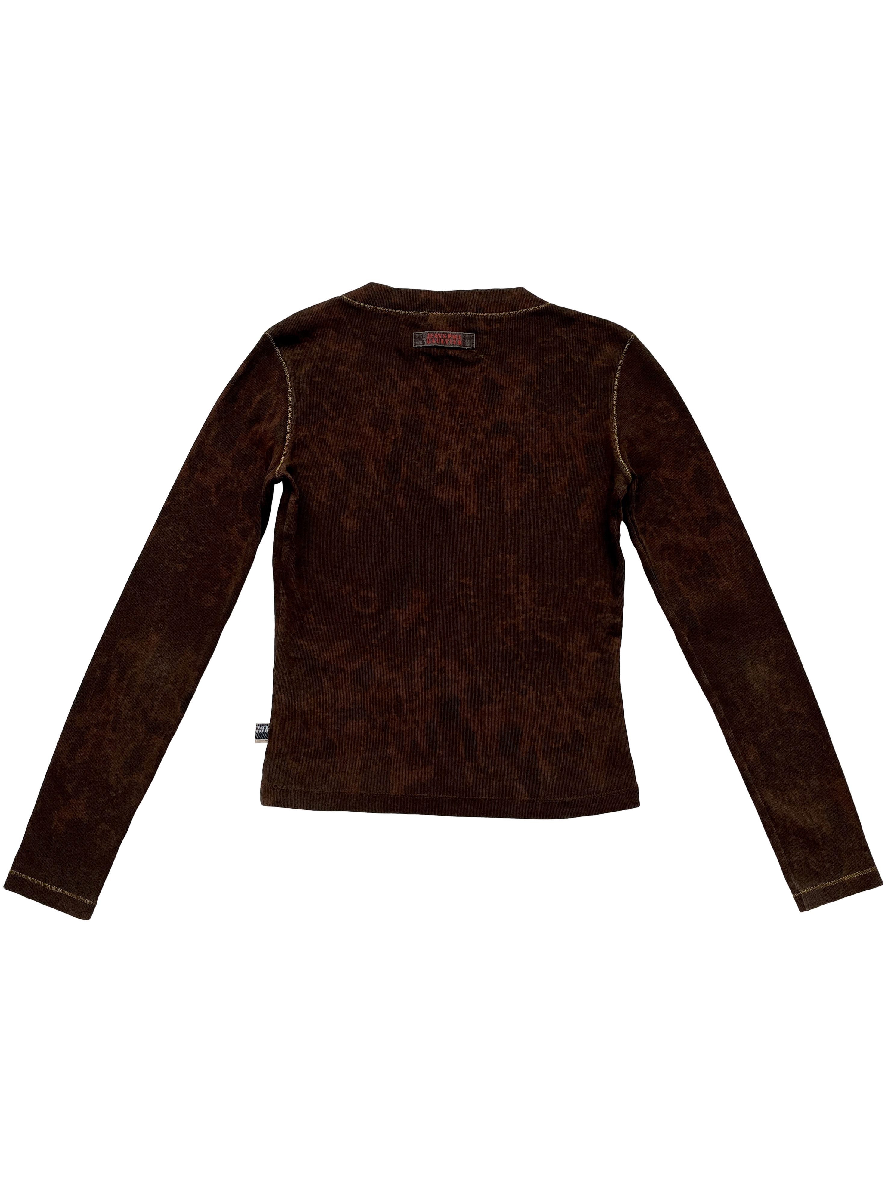 Jean Paul Gaultier ⚡️QUICK SALE⚡️2004-08 Jean Paul Gaultier Long Sleeve T-Shirt Size S / US 4 / IT 40 - 2 Thumbnail