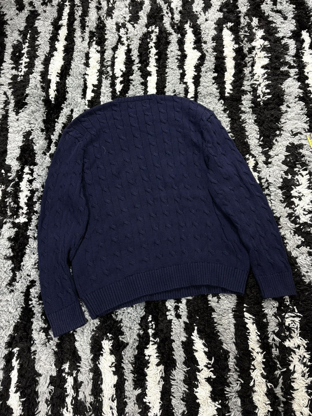 Polo Ralph Lauren Navy polo Ralph Lauren cable knit sweater xxl 2xl Size US XXL / EU 58 / 5 - 2 Thumbnail